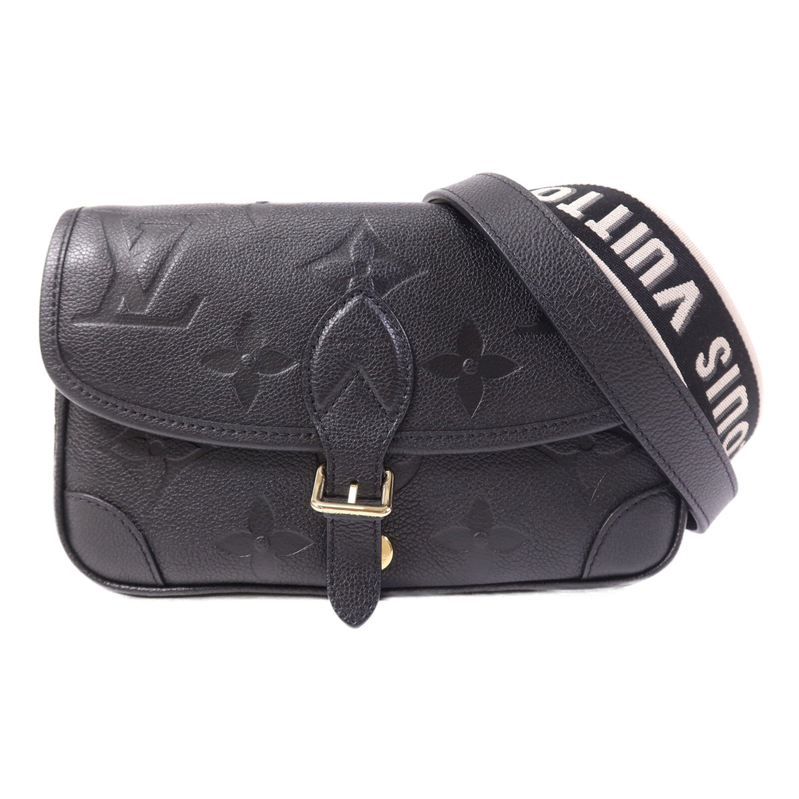 LOUIS VUITTON Monogram Empreinte Diane金扣肩背袋