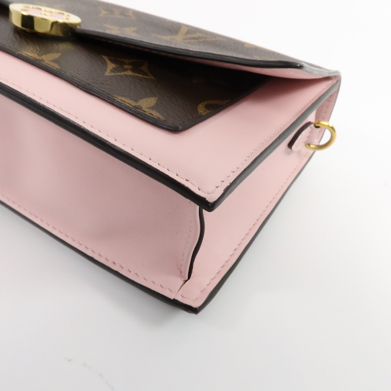 LOUIS VUITTON Monogram Flore Chain Wallet鏈帶肩背袋