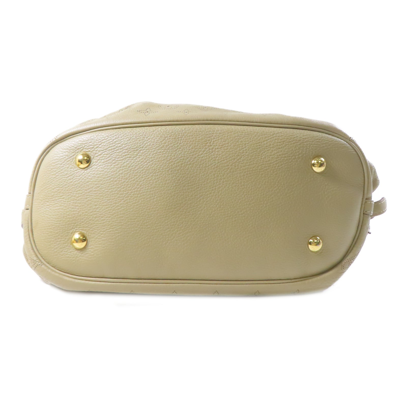 LOUIS VUITTON Mahina Mahina Neo L金扣肩背袋淺啡色