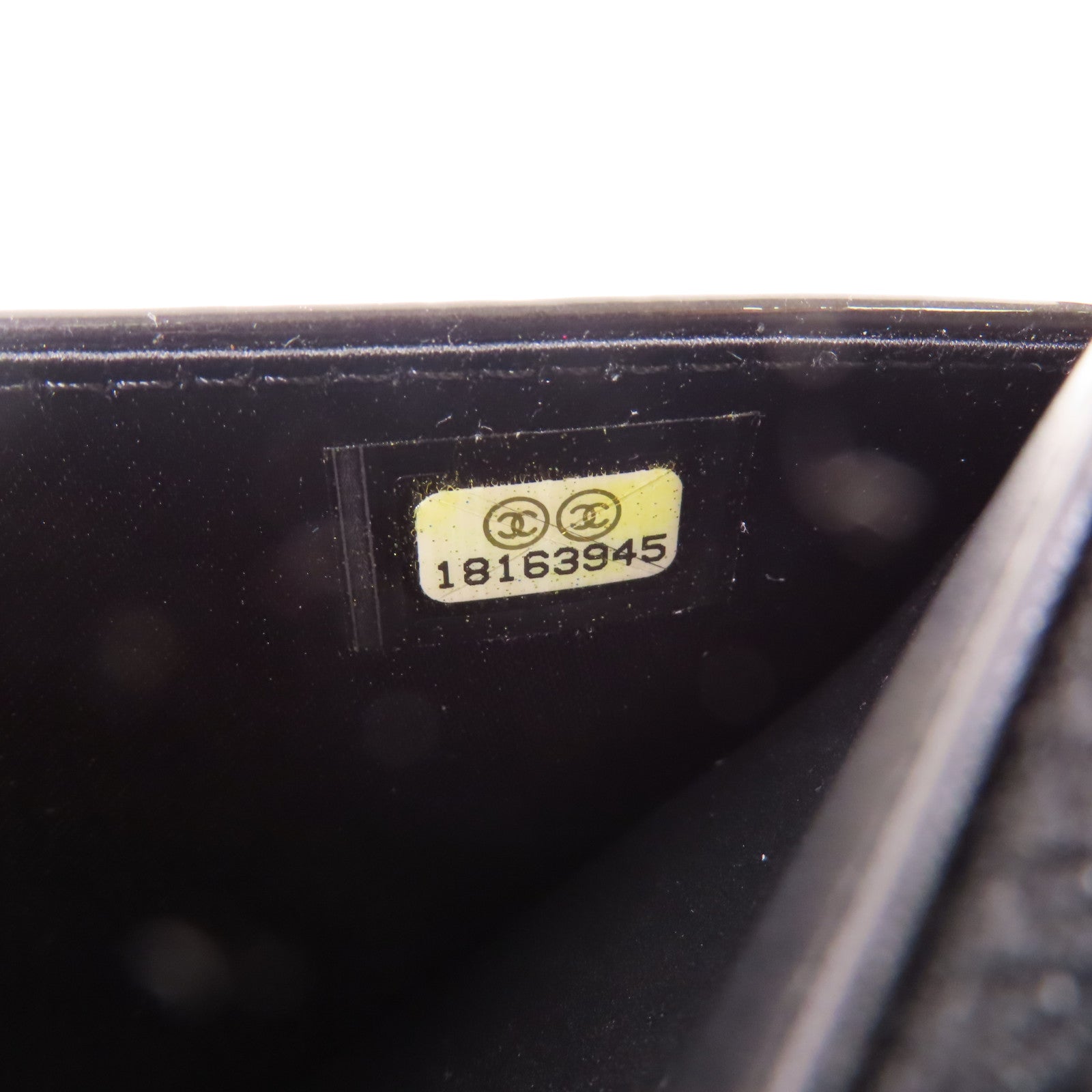 CHANEL 漆皮皮革WOC Wallet On Chain銀扣肩背袋