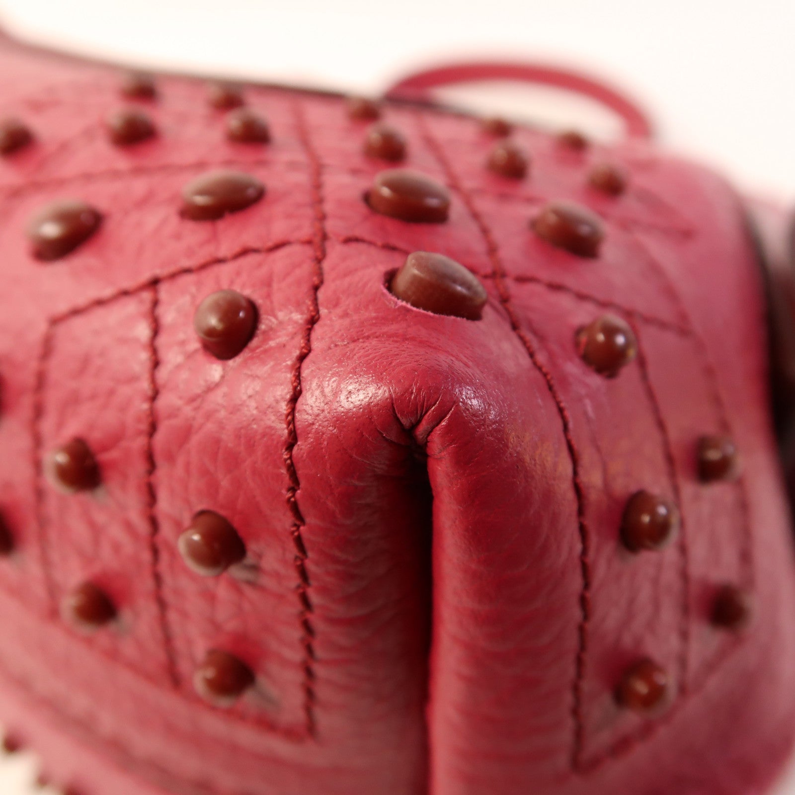 TOD'S 牛皮皮革2 Way Shoulder金扣手挽肩背兩用袋