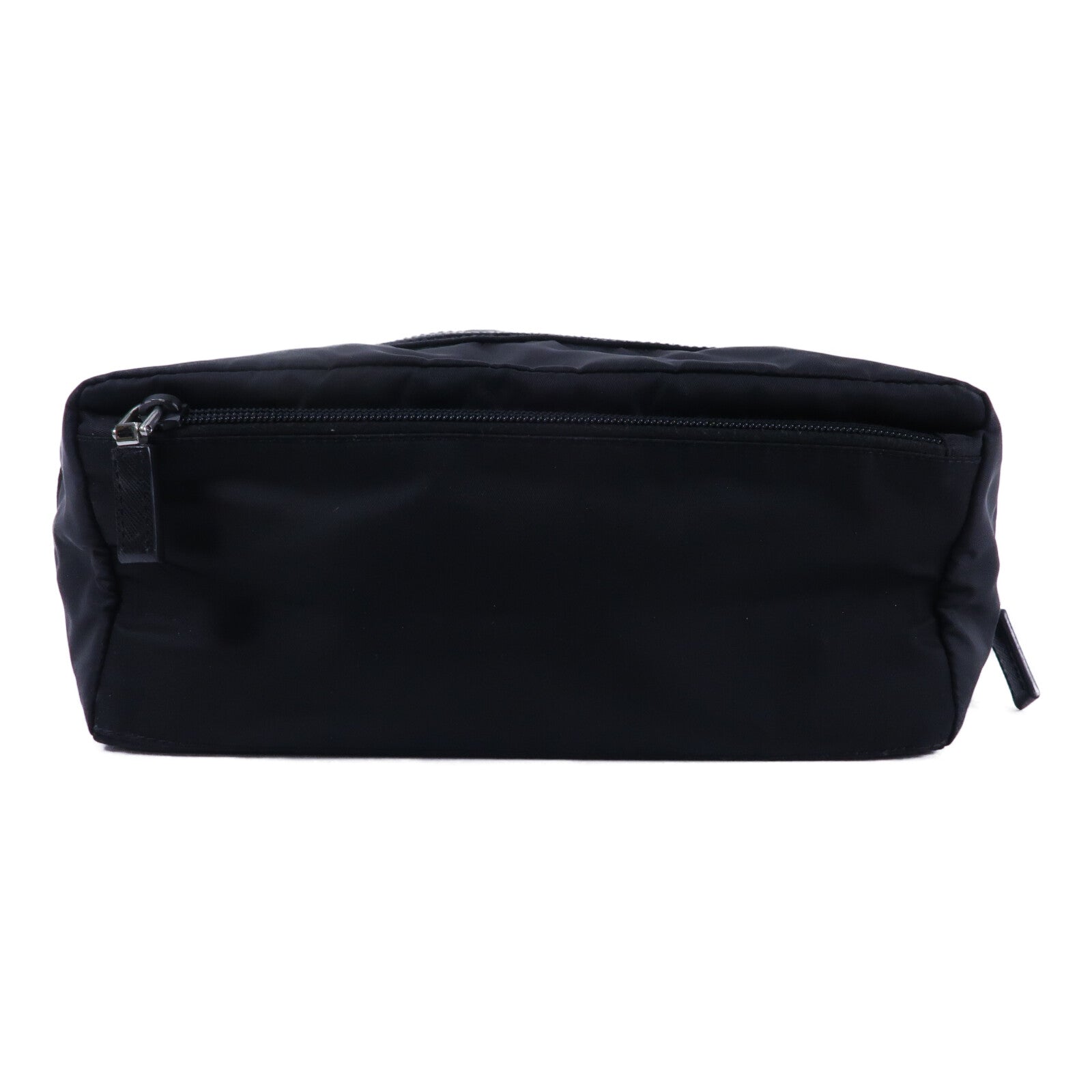 PRADA 尼龍/Saffiano皮革 Re Nylon Triangle Logo Travel Pouch手提包
