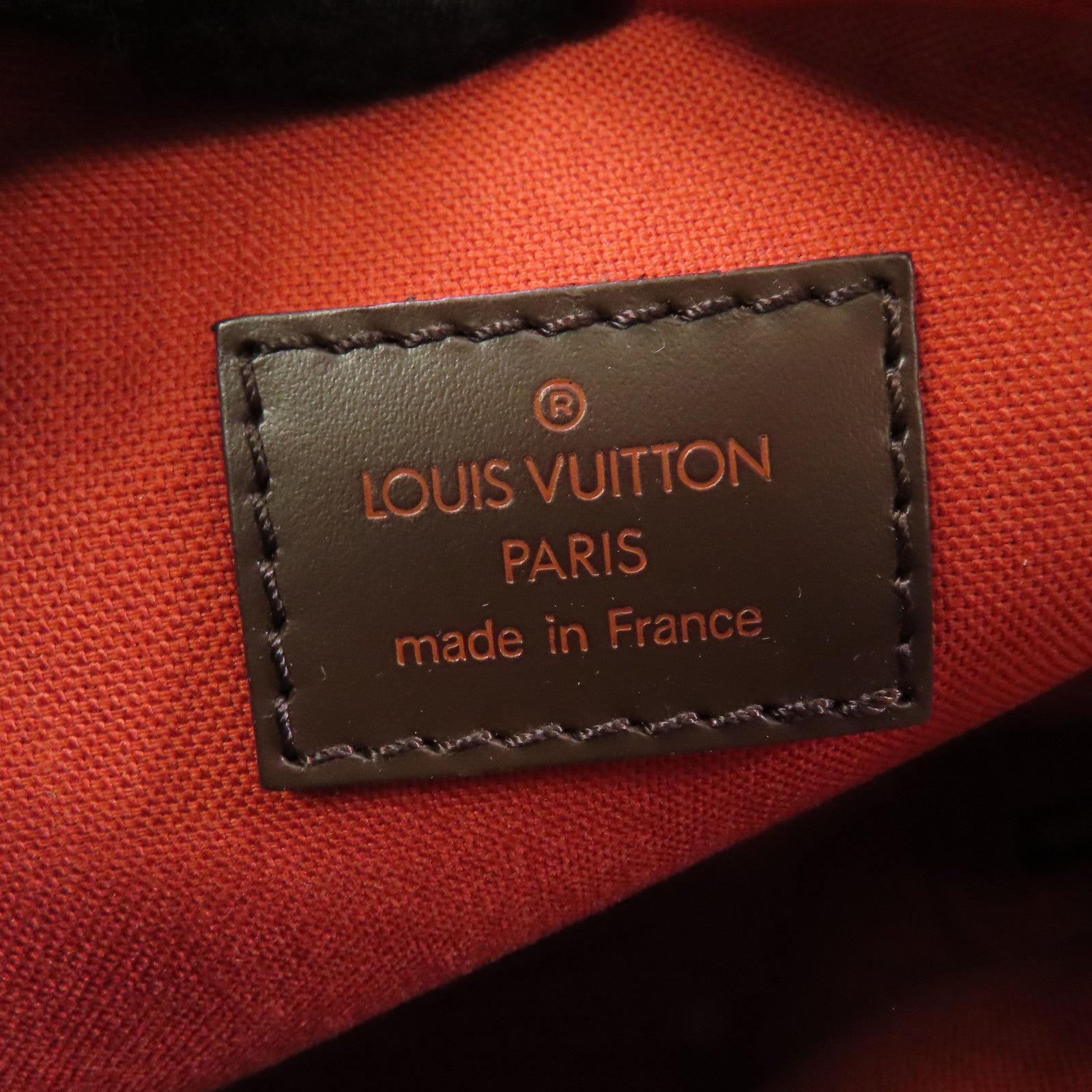 LOUIS VUITTON Damier Olav PM金扣肩背袋啡色