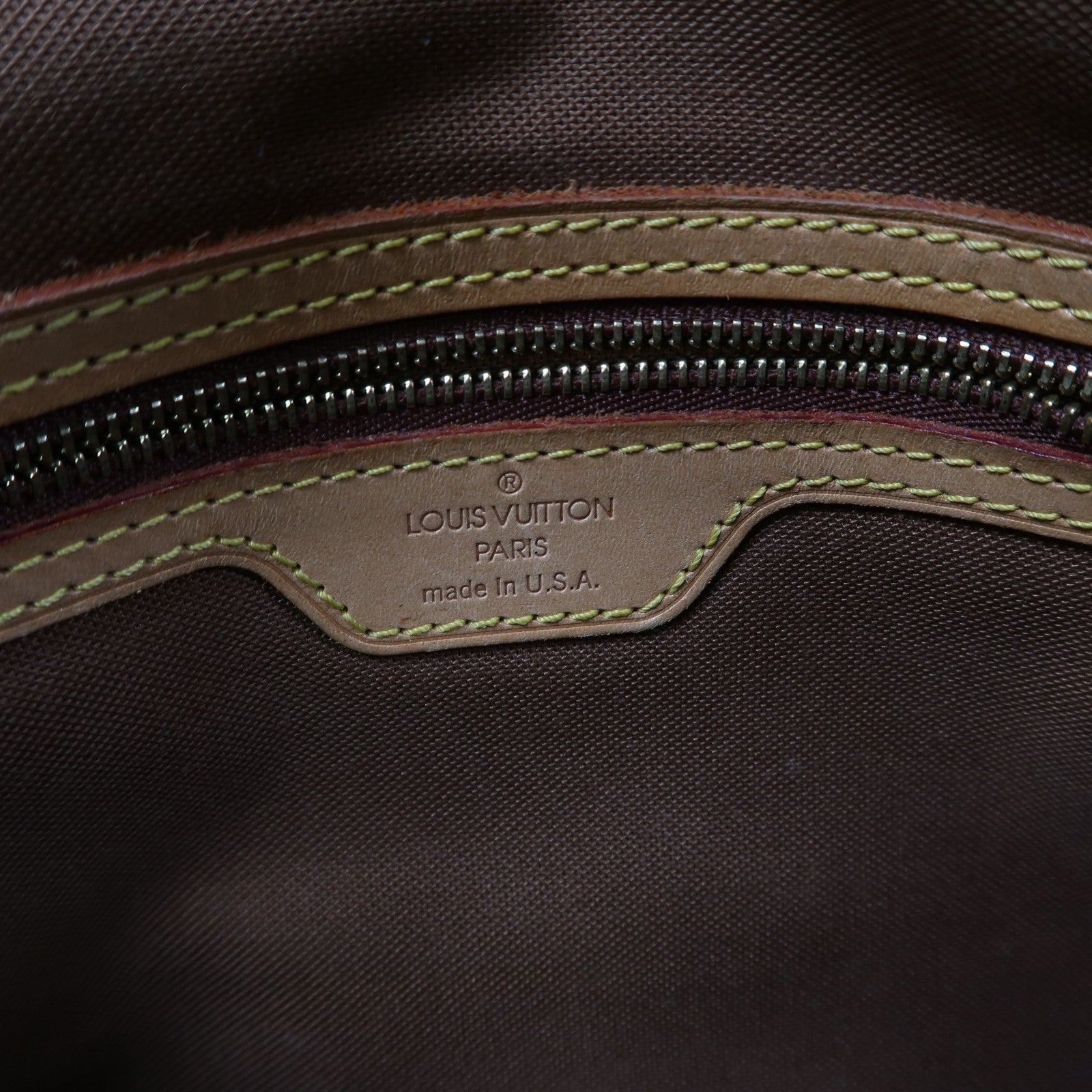 LOUIS VUITTON Monogram Looping金扣肩背袋啡色