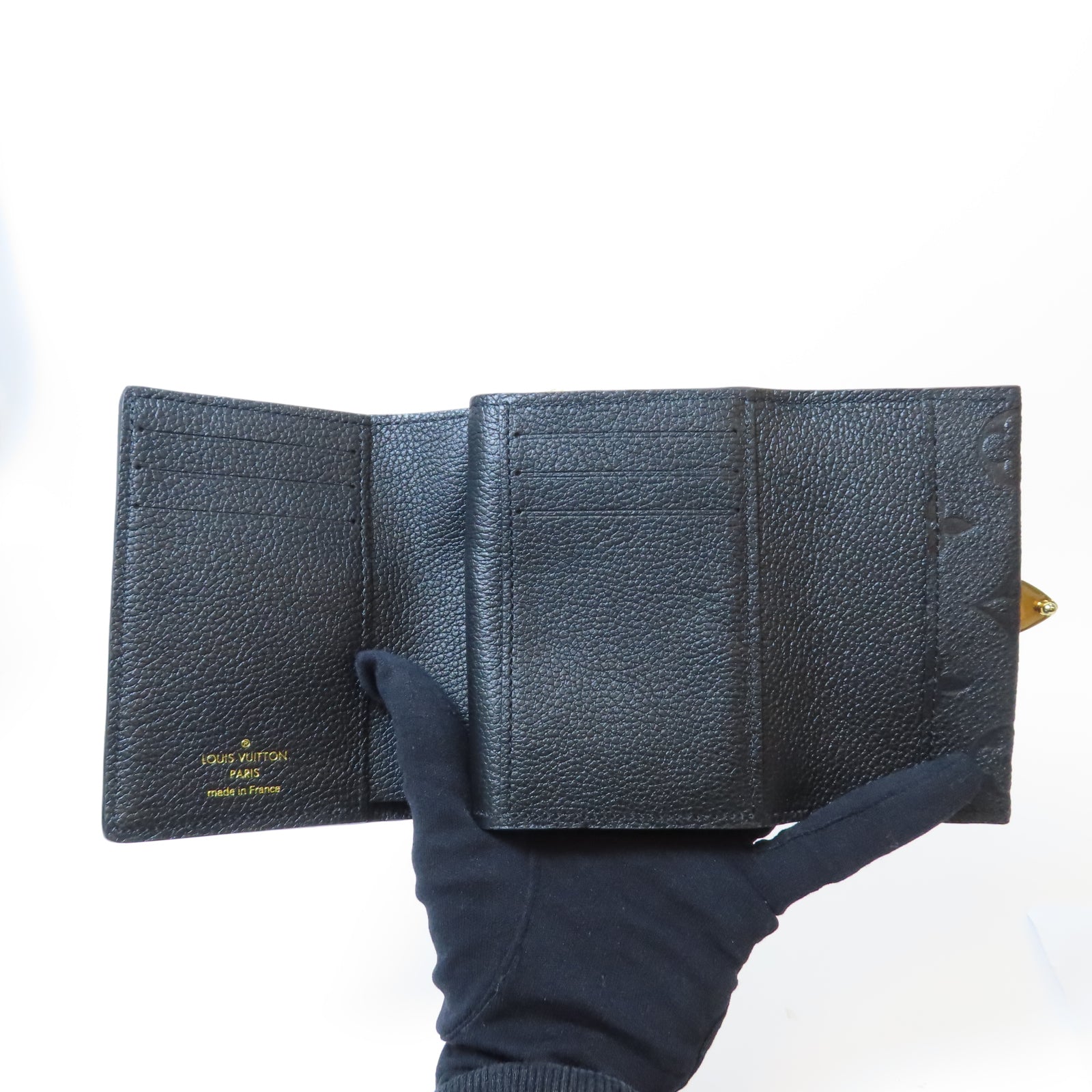 LOUIS VUITTON 【激減優惠】Monogram Empreinte Metis Wallet金扣錢包黑色