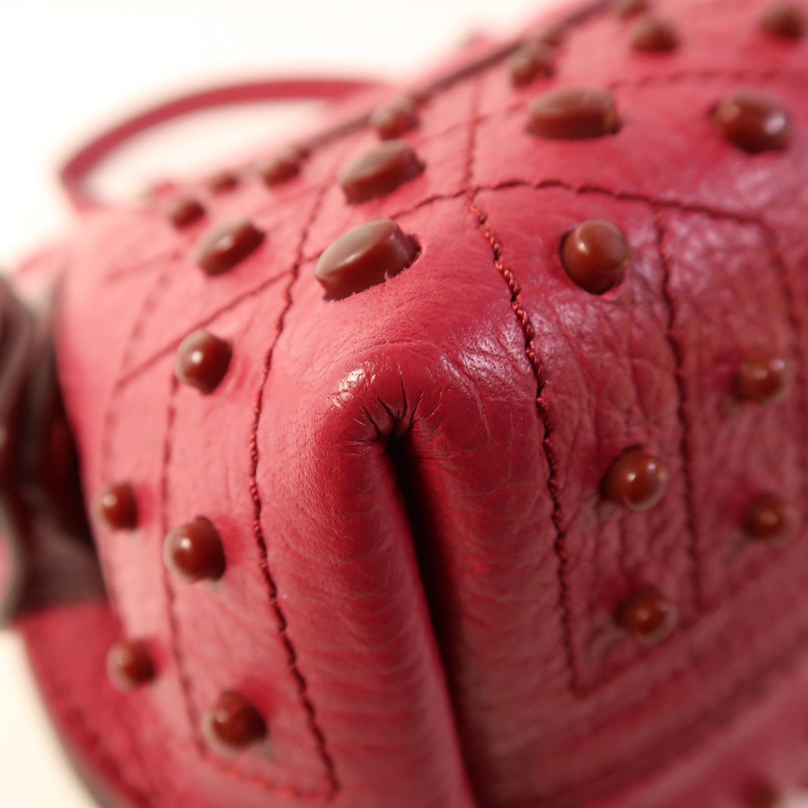 TOD'S 牛皮皮革2 Way Shoulder金扣手挽肩背兩用袋