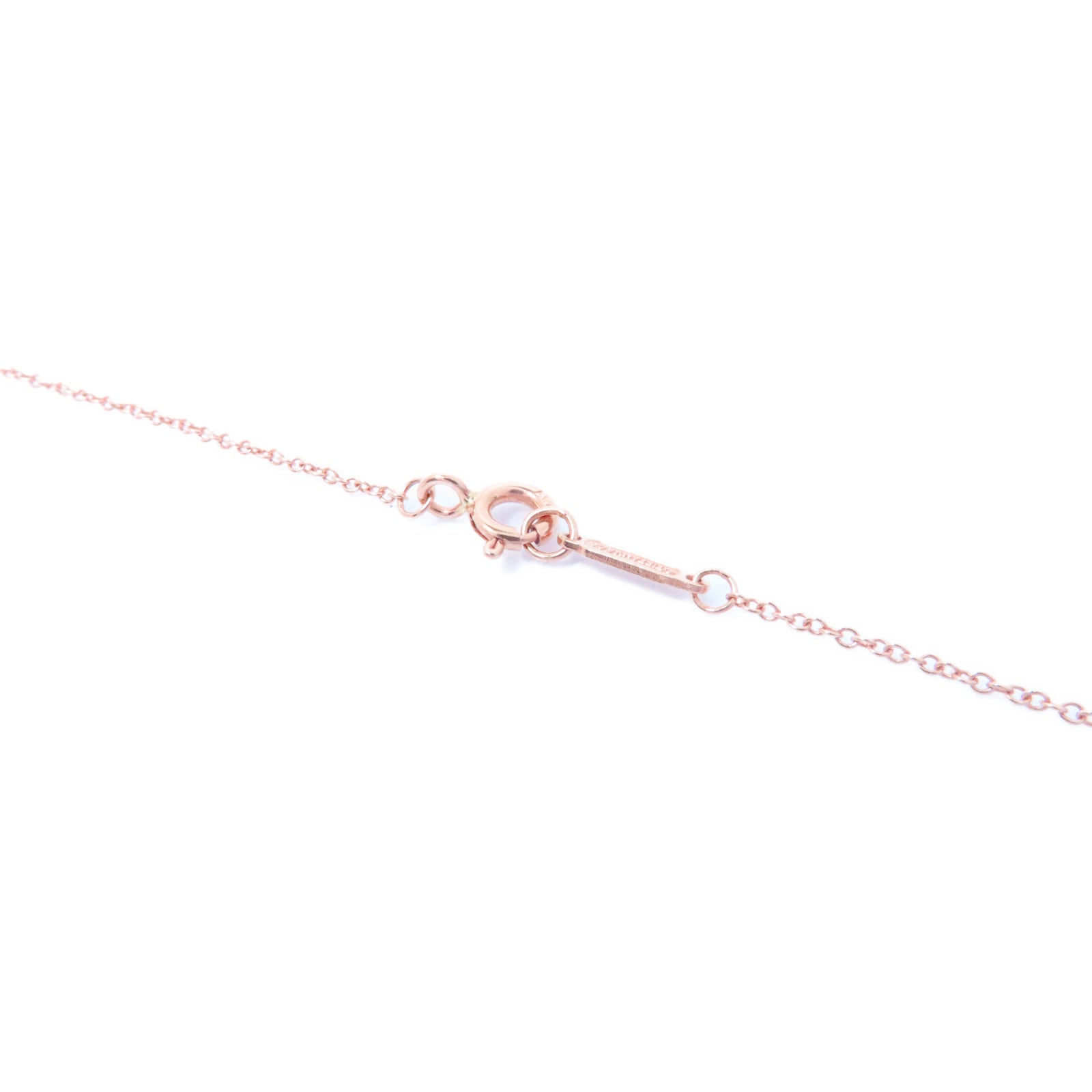 TIFFANY＆CO 【激減優惠】18K玫瑰金Heart Key Necklace項鍊