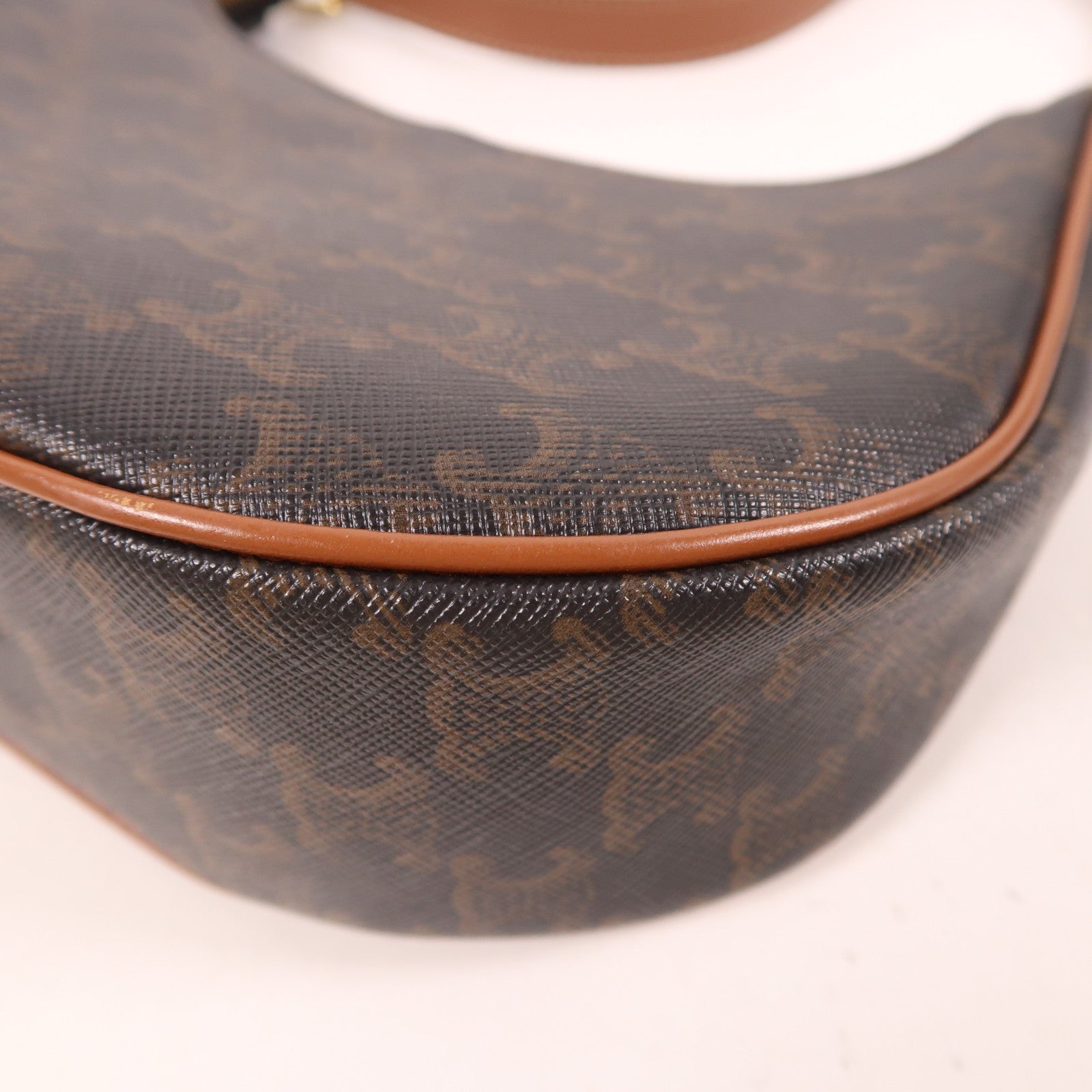 CELINE 塗層帆布Ava金扣肩背袋