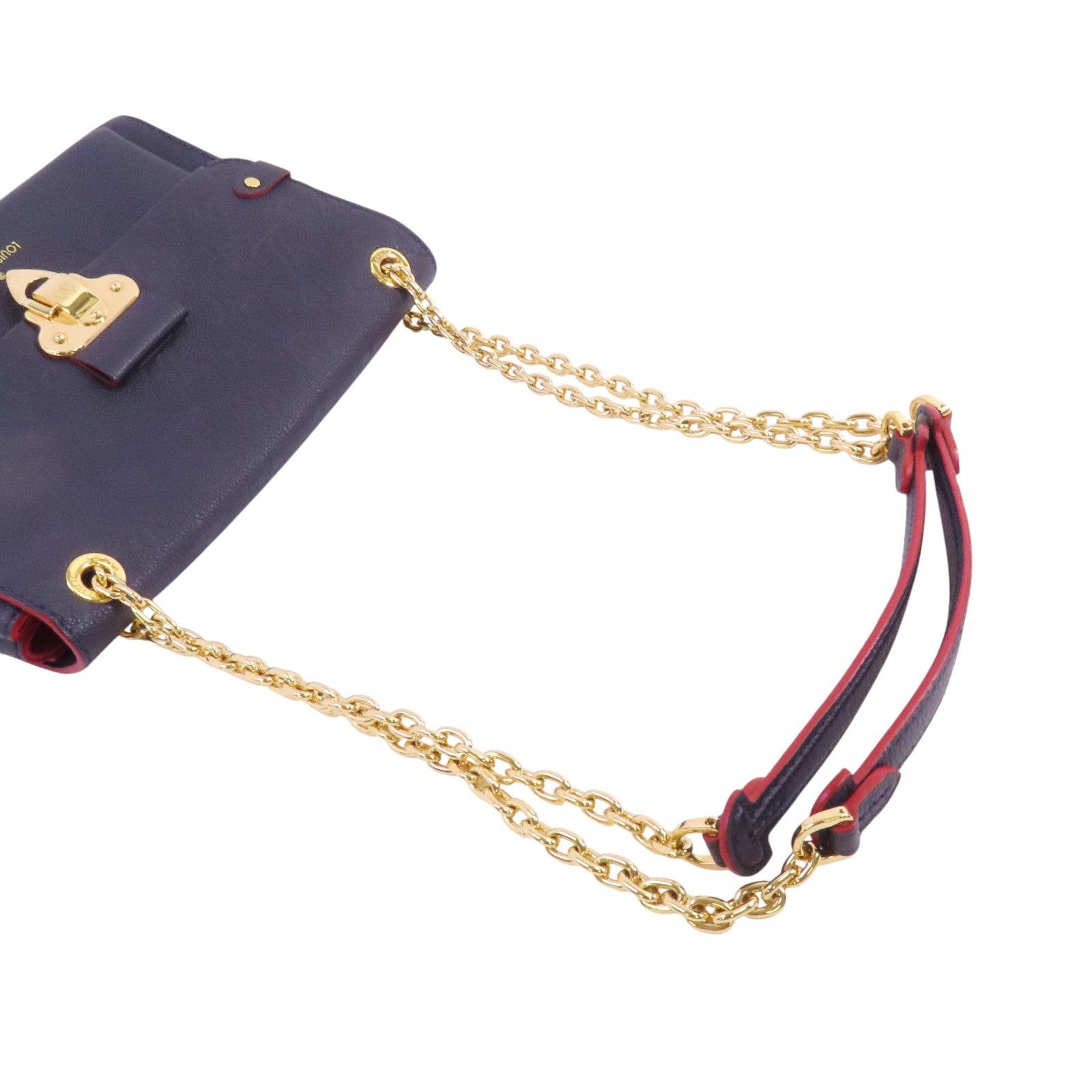 LOUIS VUITTON Monogram Empreinte Vavin PM金扣鏈帶肩背袋