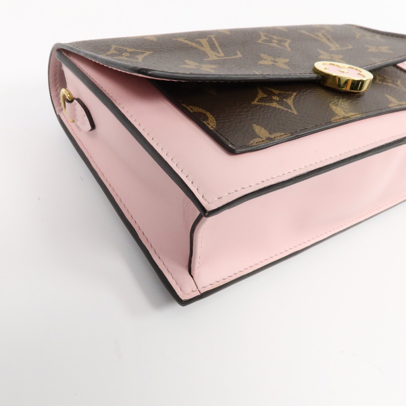 LOUIS VUITTON Monogram Flore Chain Wallet鏈帶肩背袋