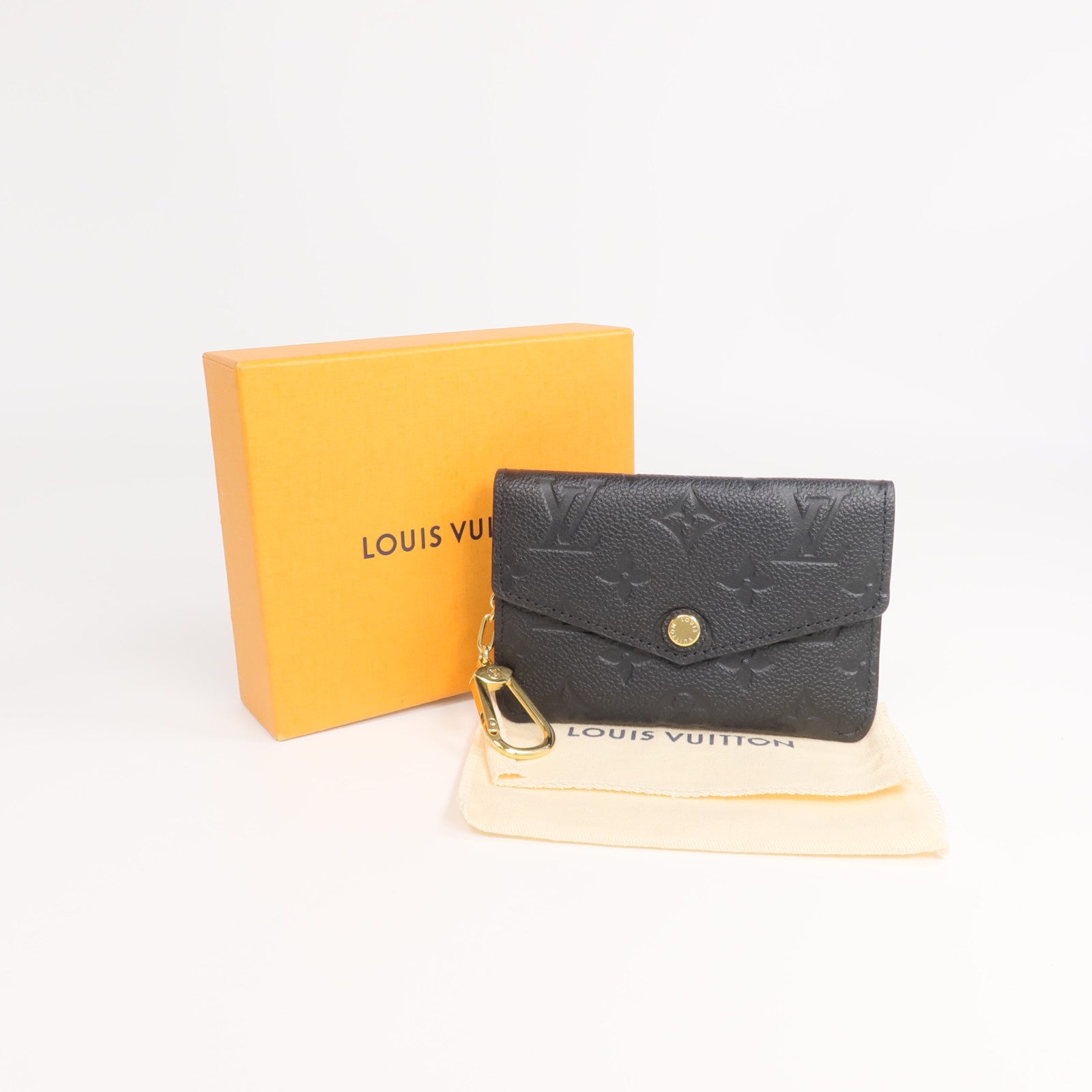 LOUIS VUITTON Monogram Empreinte Coin/Card/Key Case金扣零錢包/卡片套/鎖匙包