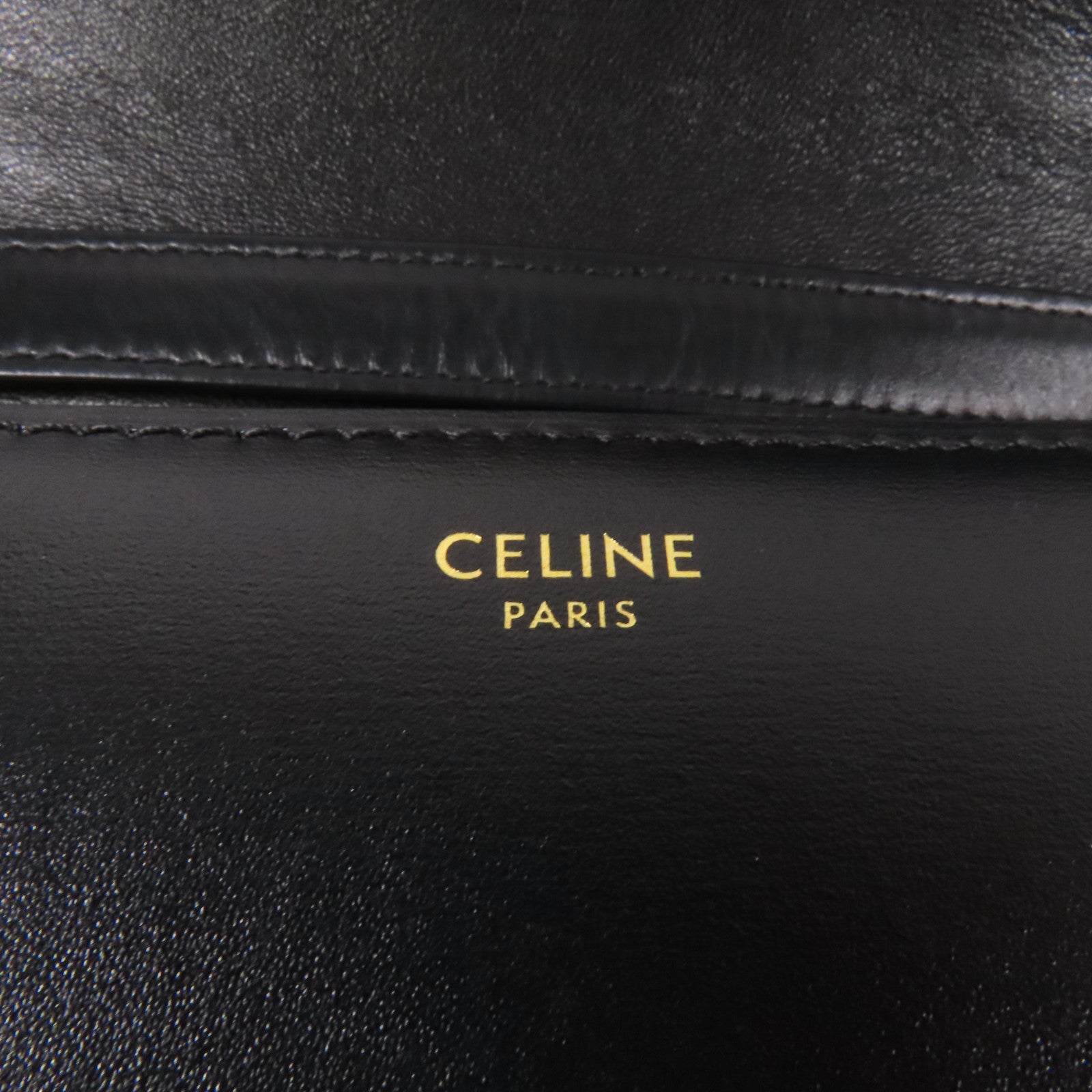 CELINE 牛皮皮革Classic Box金扣肩背袋
