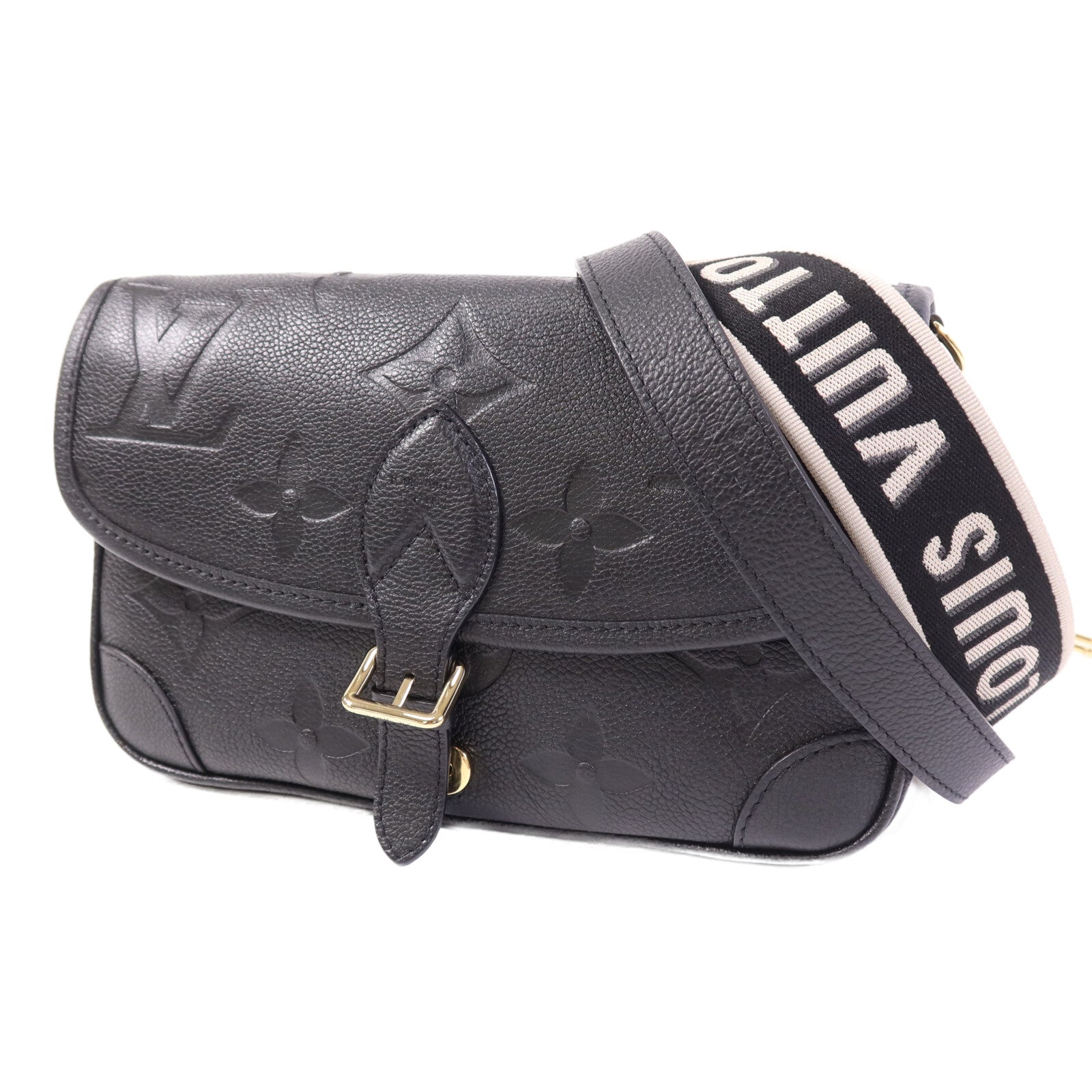 LOUIS VUITTON Monogram Empreinte Diane金扣肩背袋