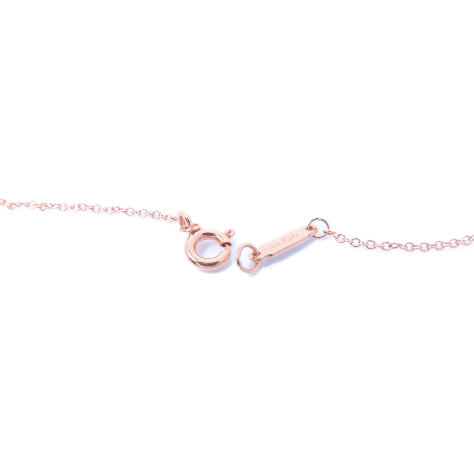 TIFFANY＆CO 【激減優惠】18K玫瑰金Heart Key Necklace項鍊