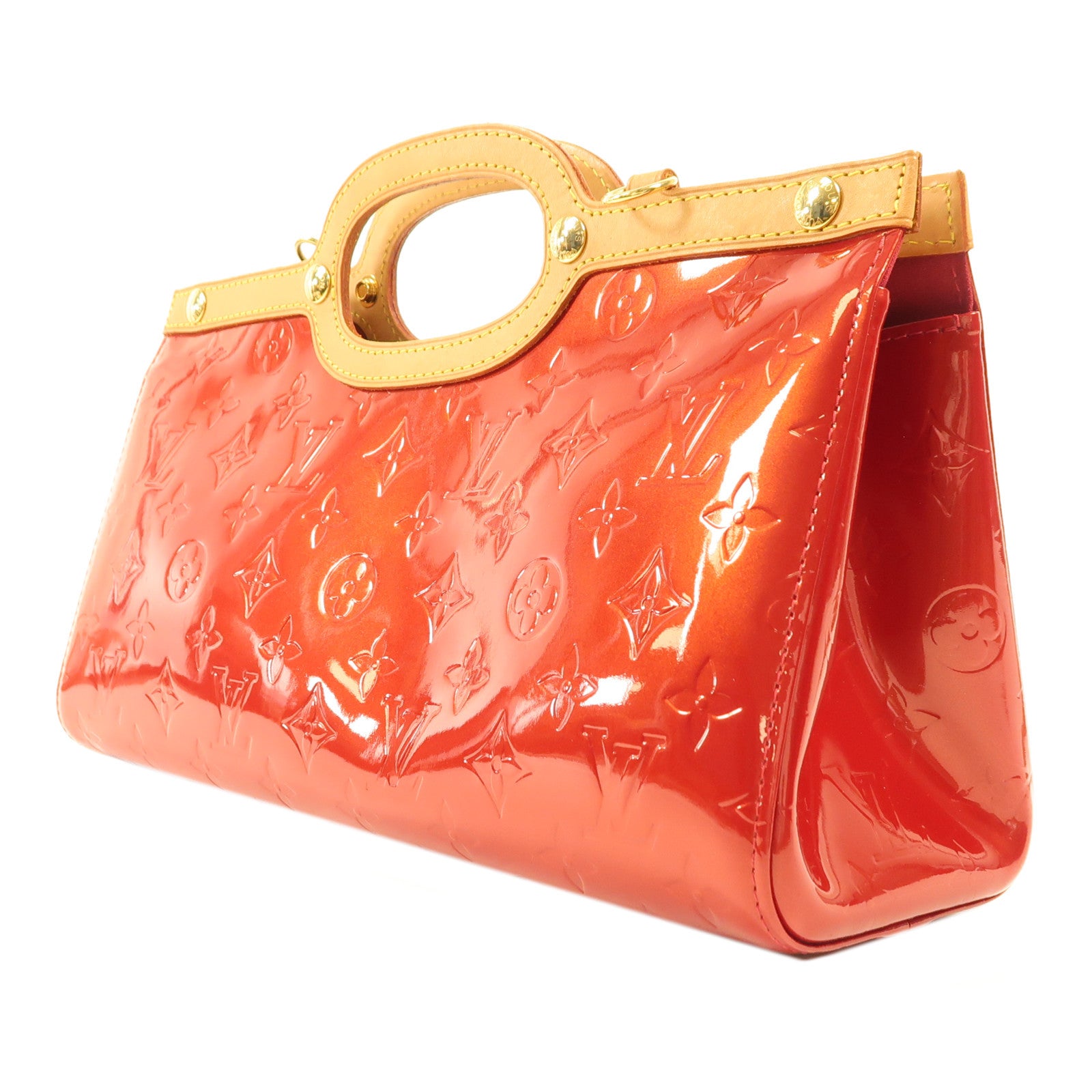 LOUIS VUITTON Vernis Roxbury Drive金扣手挽袋