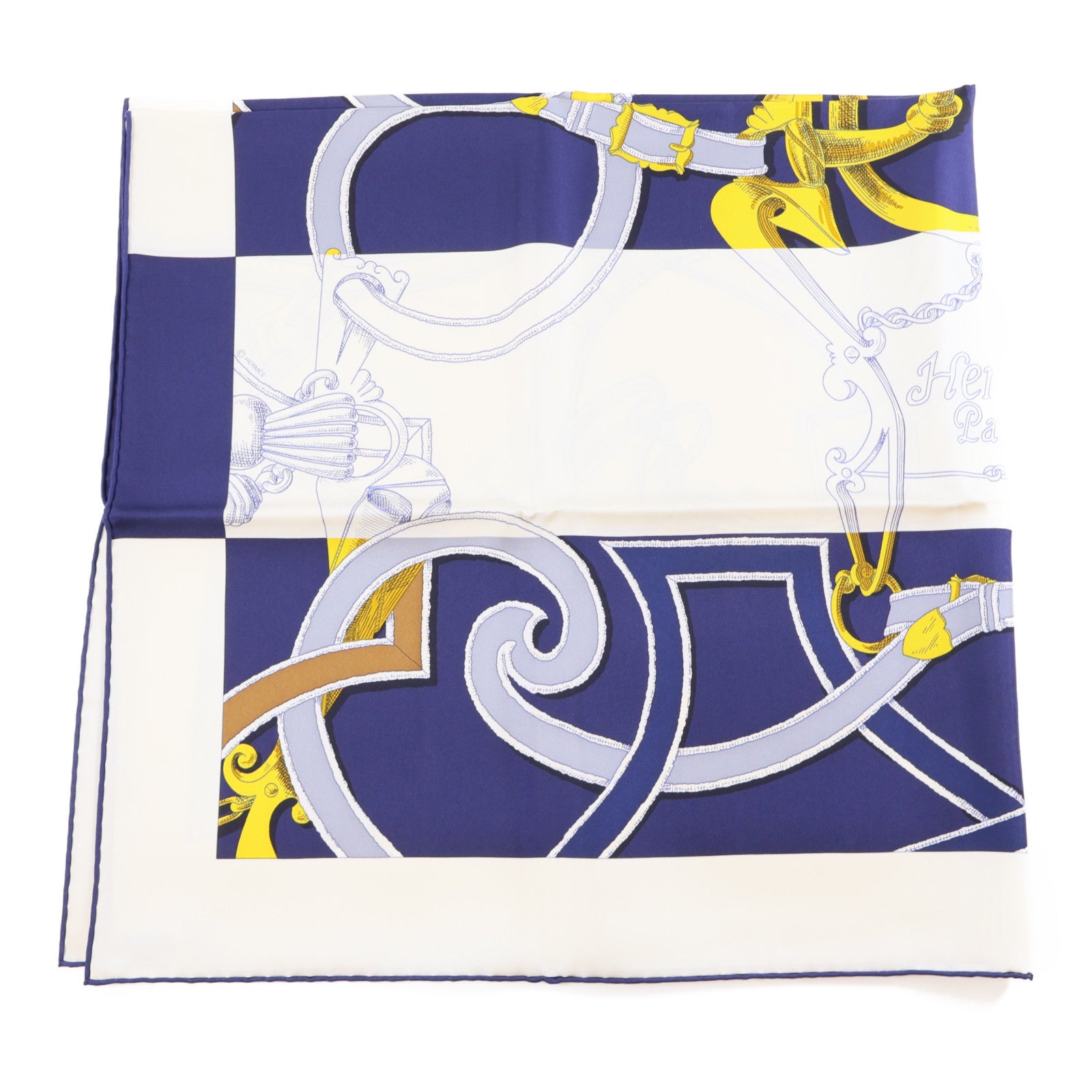 HERMES 絲質Scarf絲巾彩色