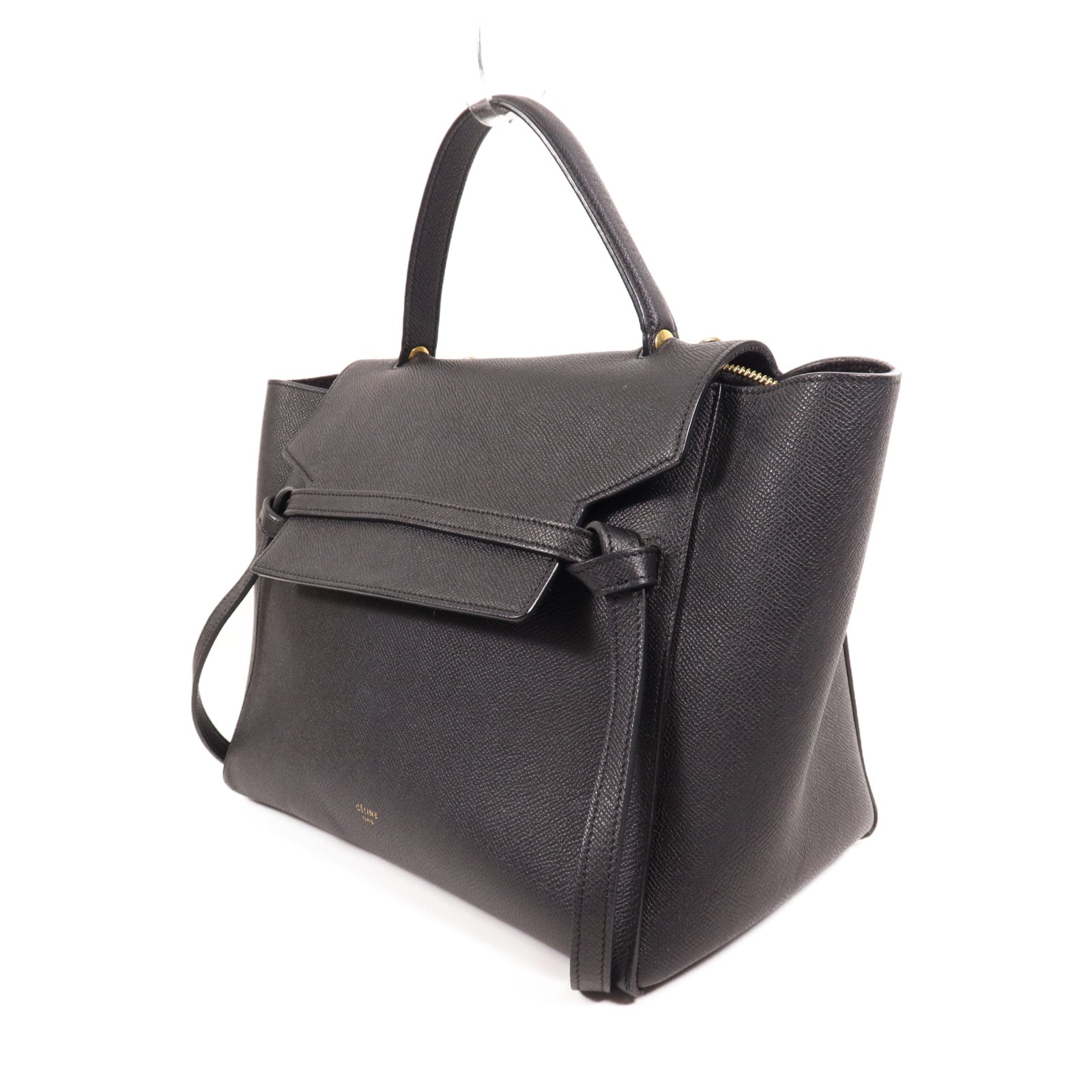 CELINE 牛皮皮革Belt Bag金扣手挽肩背兩用袋