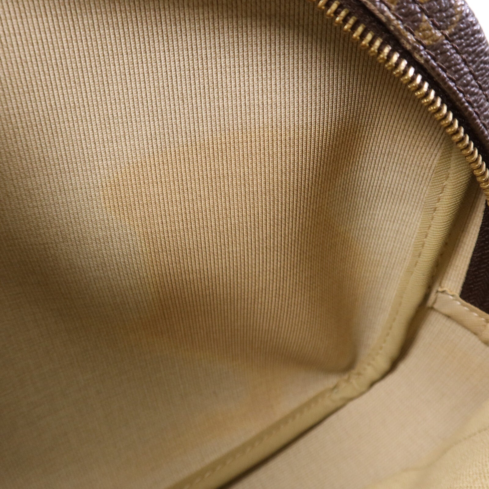 LOUIS VUITTON Monogram Reporter PM金扣肩背袋棕色