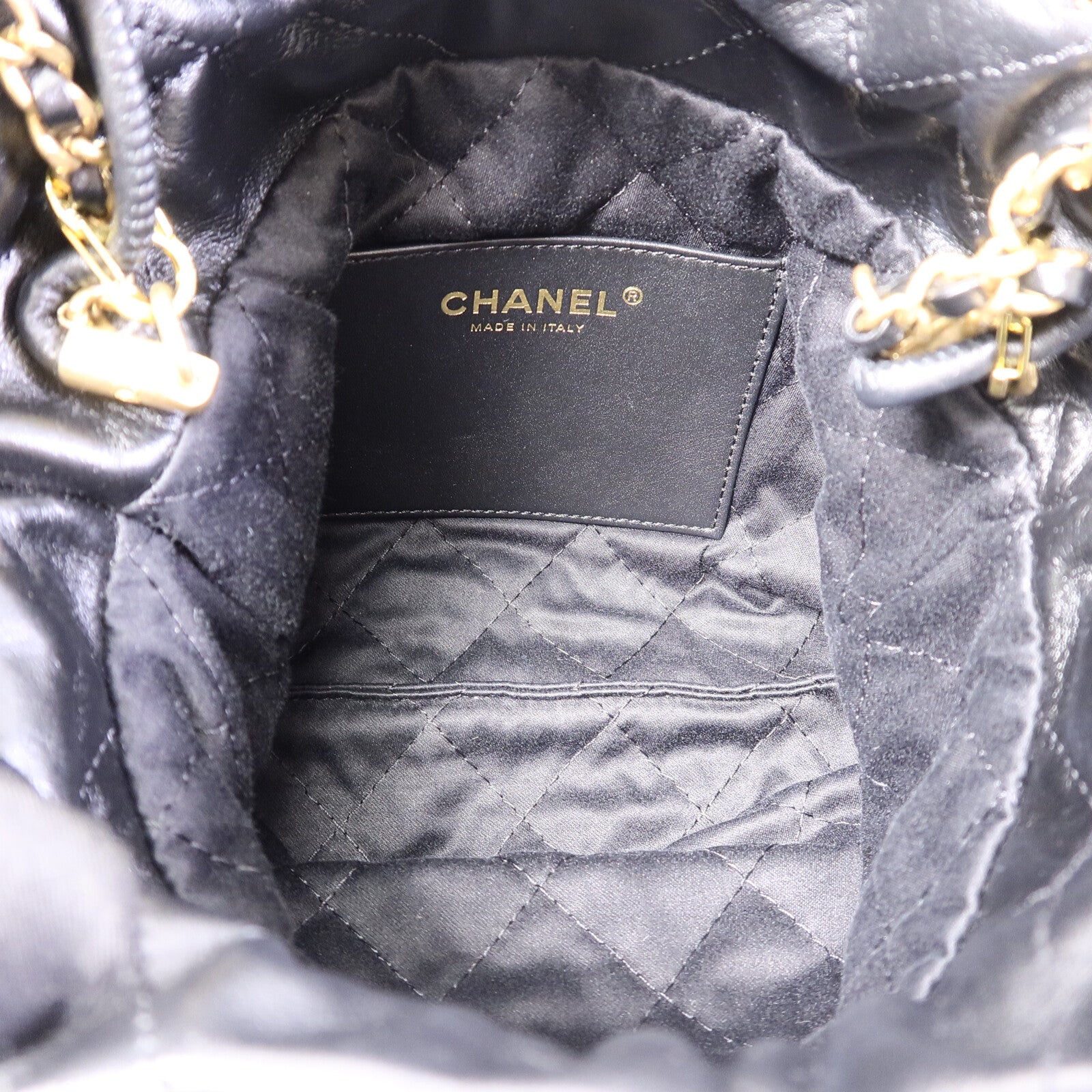 CHANEL 牛皮皮革Chanel 22 Mini鏈帶肩背袋