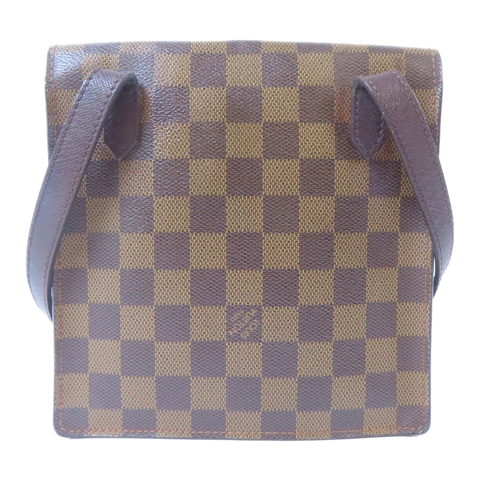 LOUIS VUITTON 【激減優惠】Damier Pimlico金扣肩背袋啡色