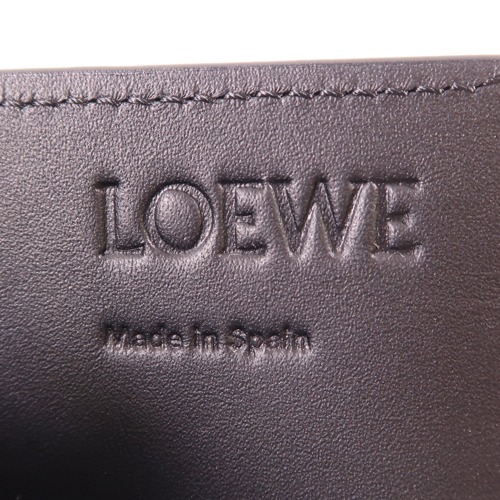 LOEWE 牛皮皮革Open Card Holder卡片套