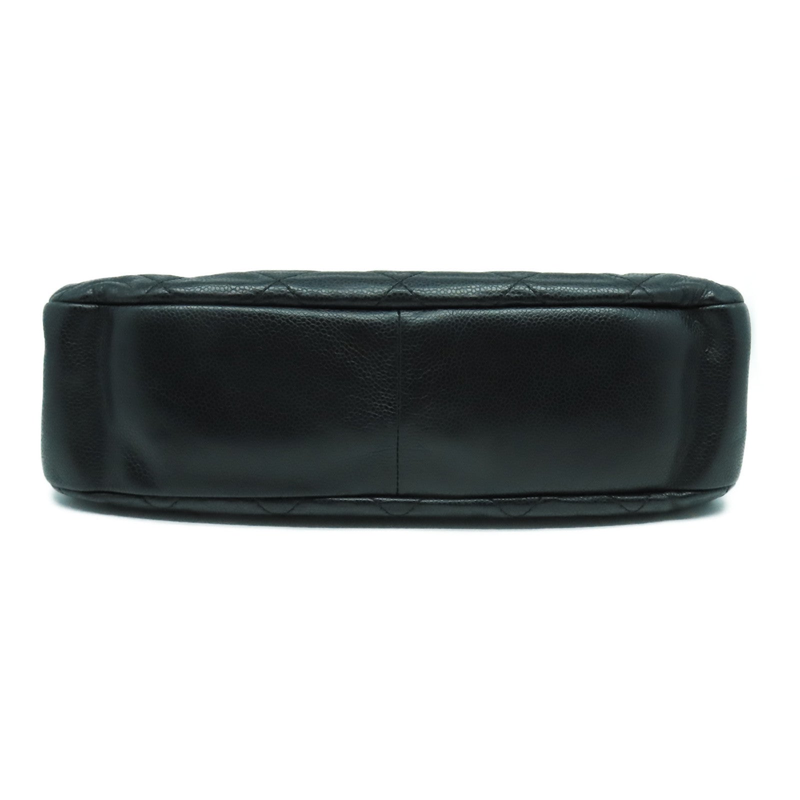 CHANEL 【激減優惠】菱格牛皮皮革Shoulder Bag銀扣肩背袋黑色