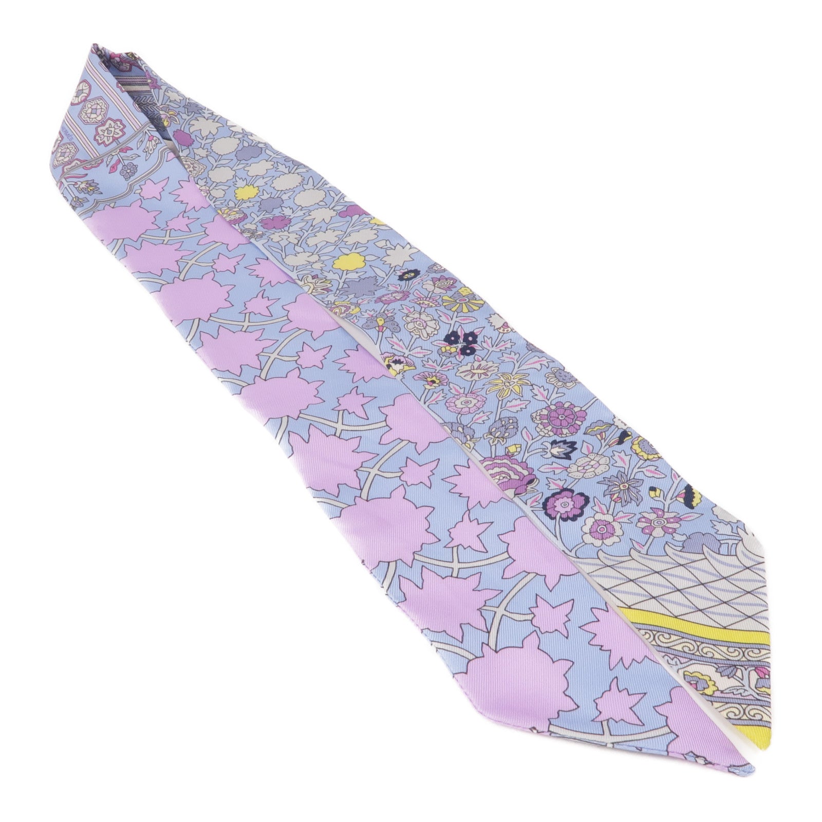 HERMES 絲質Twilly絲巾