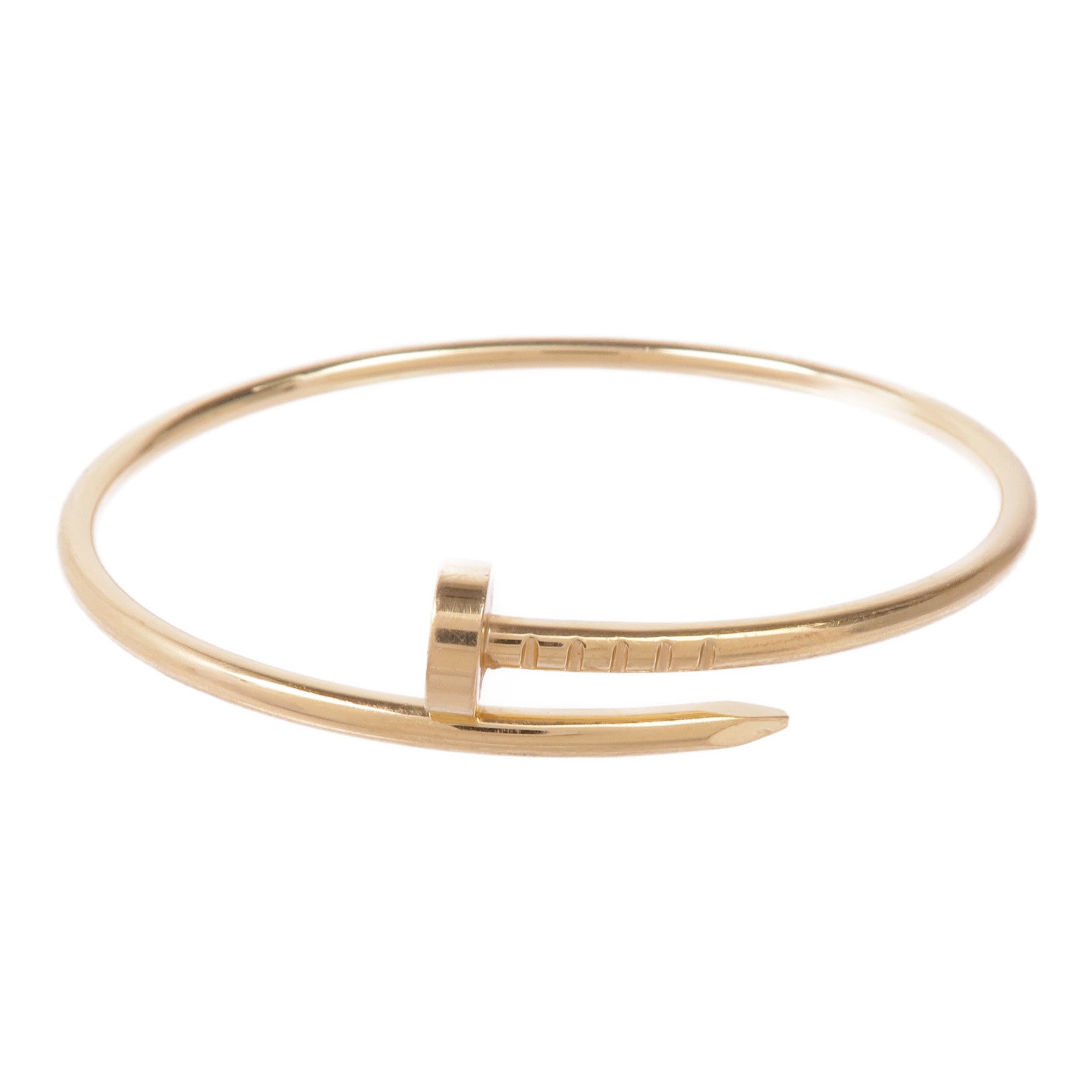 CARTIER 18K黃金Juste Un Clou手鐲Cartier#15