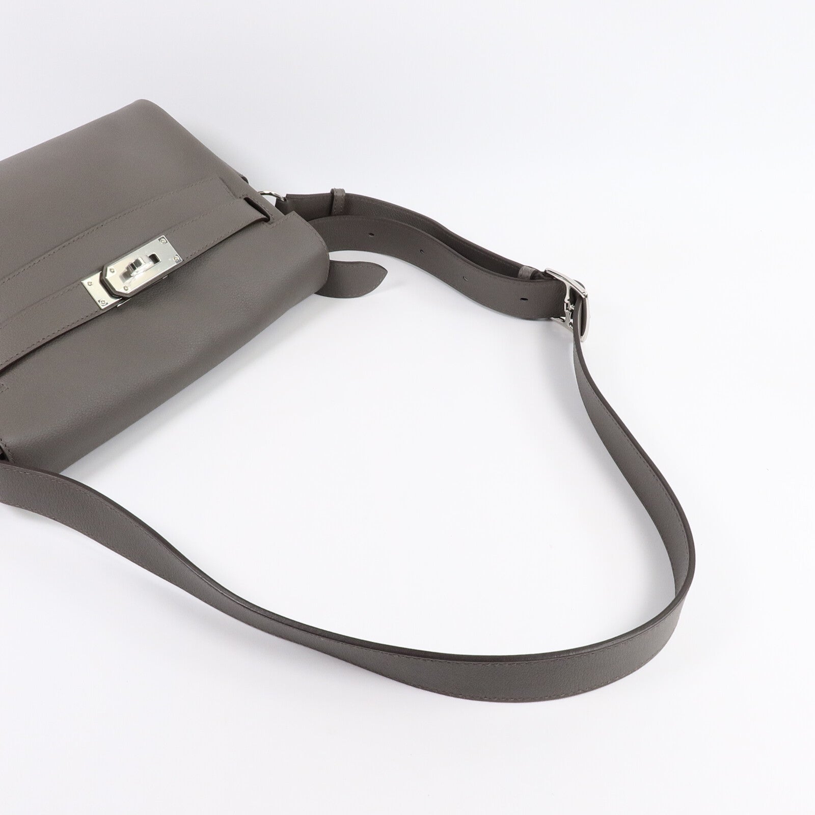 HERMES Evercolor皮革Kelly Messenger PM肩背袋