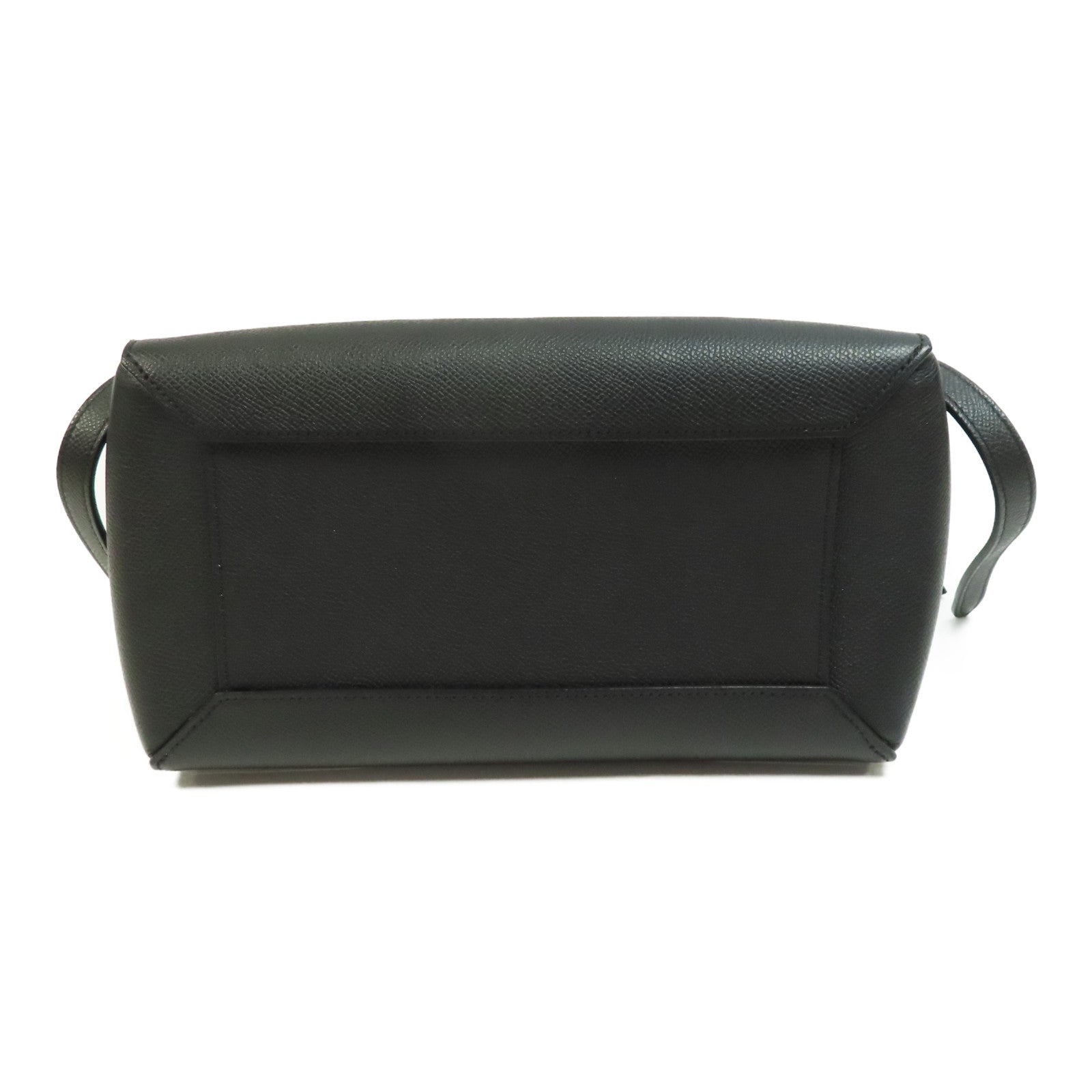 CELINE 牛皮皮革Belt Bag金扣手挽肩背兩用袋黑色