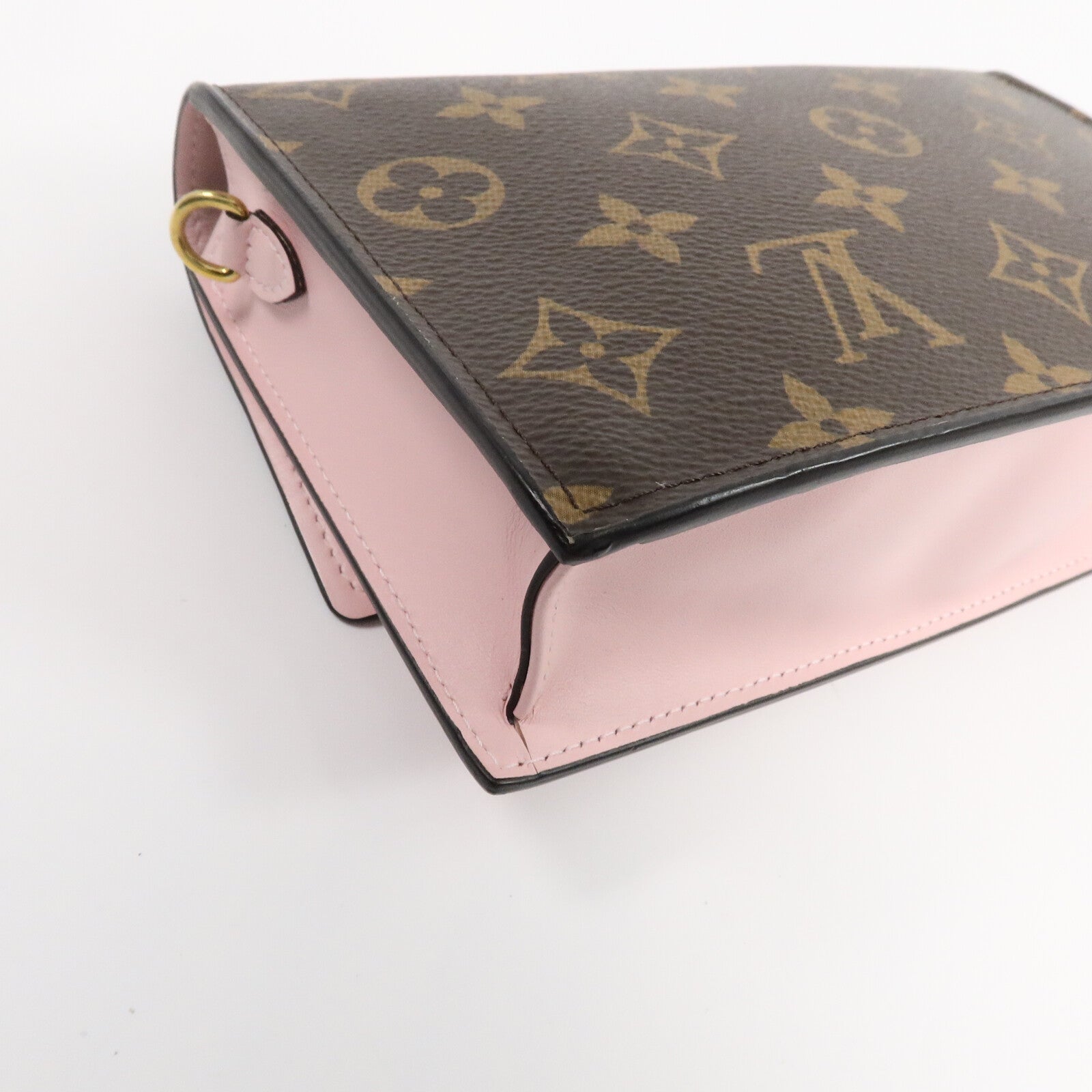 LOUIS VUITTON Monogram Flore Chain Wallet鏈帶肩背袋