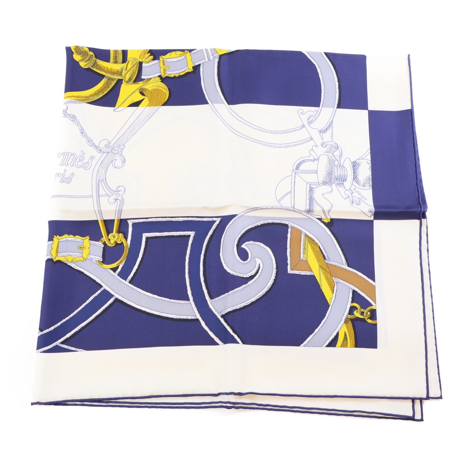HERMES 絲質Scarf絲巾彩色