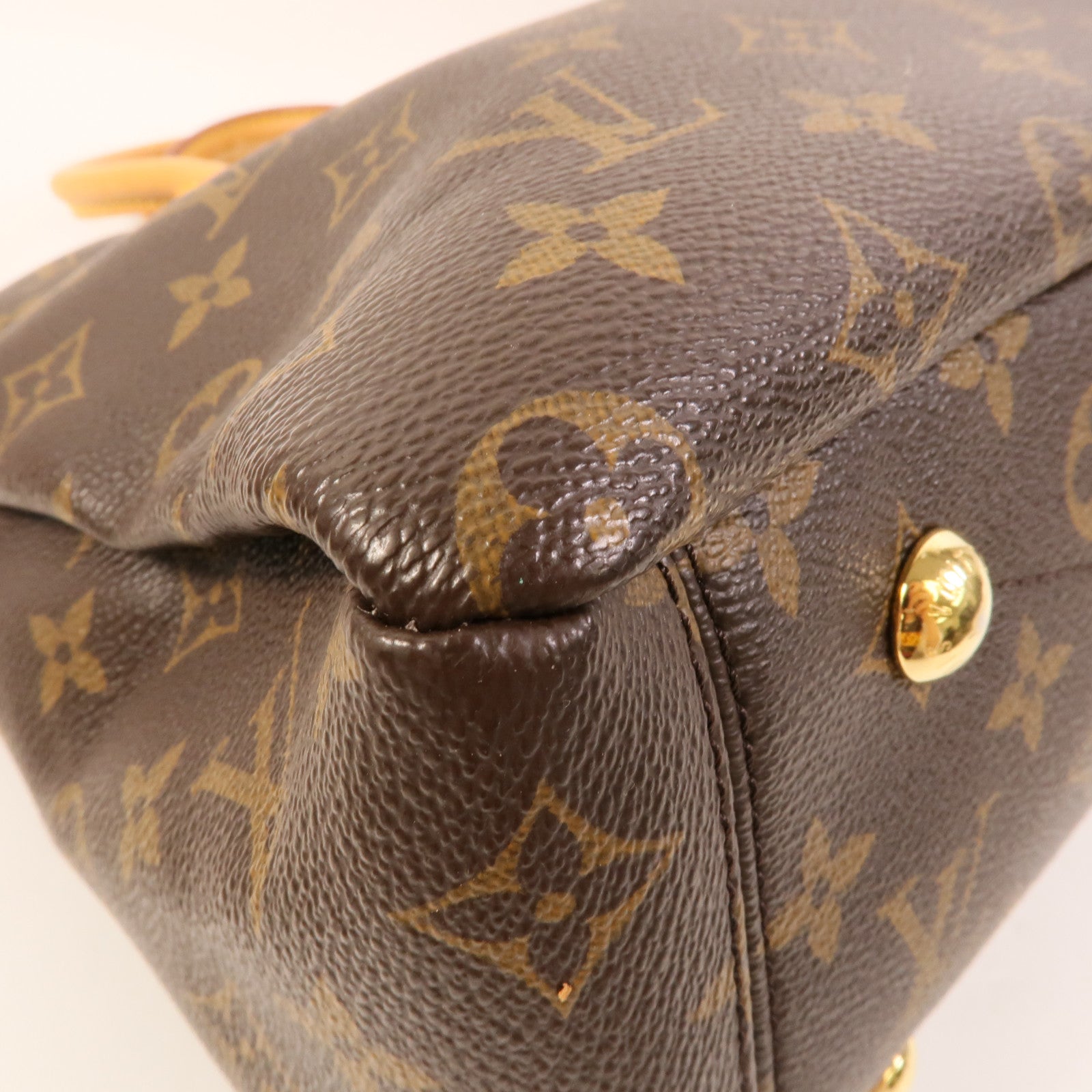 LOUIS VUITTON Monogram Pallas金扣手挽肩背兩用袋
