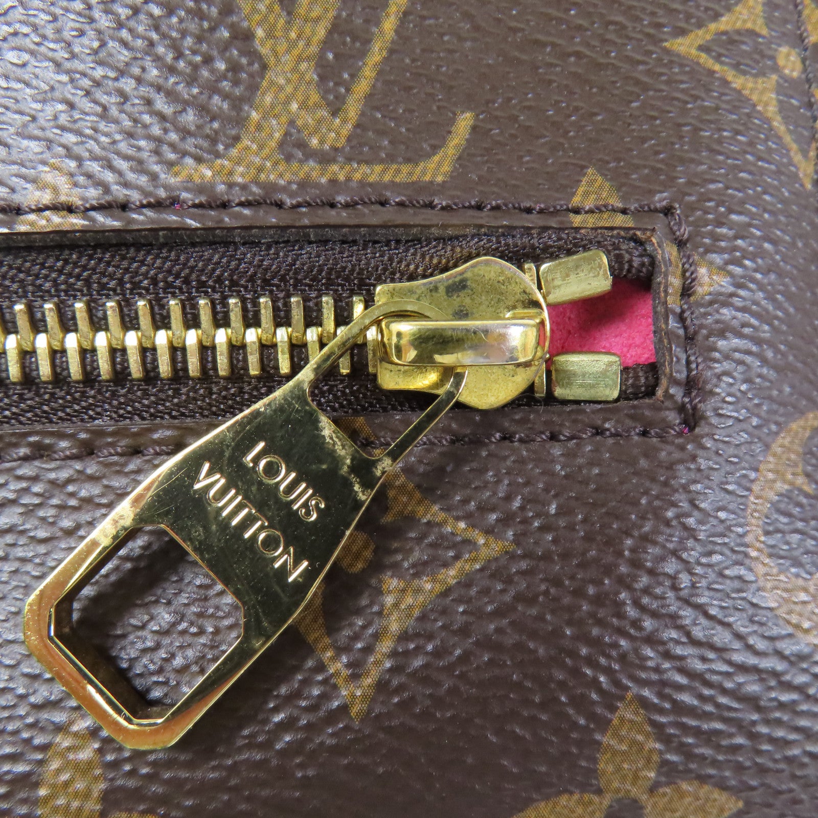 LOUIS VUITTON Monogram Patches Pochette Metis金扣手挽肩背兩用袋棕色