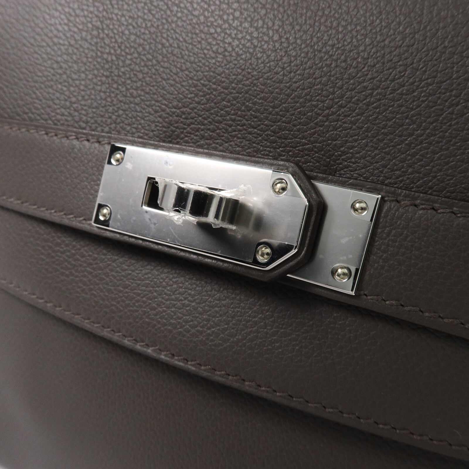 HERMES Evercolor皮革Kelly Messenger PM肩背袋