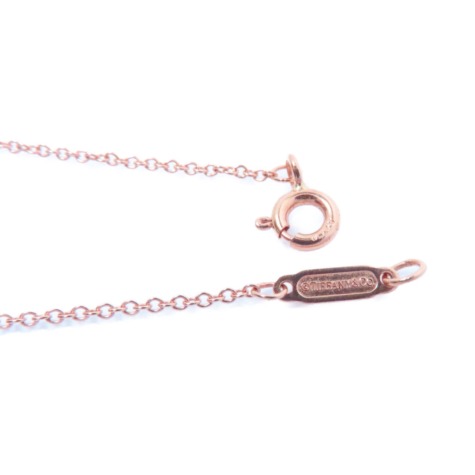 TIFFANY＆CO 【激減優惠】18K玫瑰金Heart Key Necklace項鍊