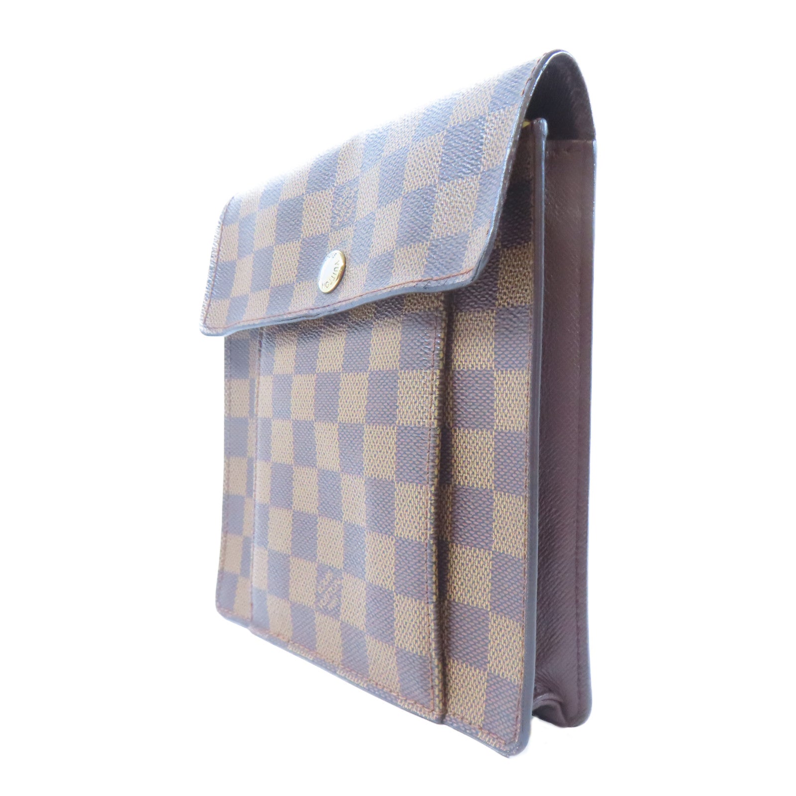 LOUIS VUITTON 【激減優惠】Damier Pimlico金扣肩背袋啡色