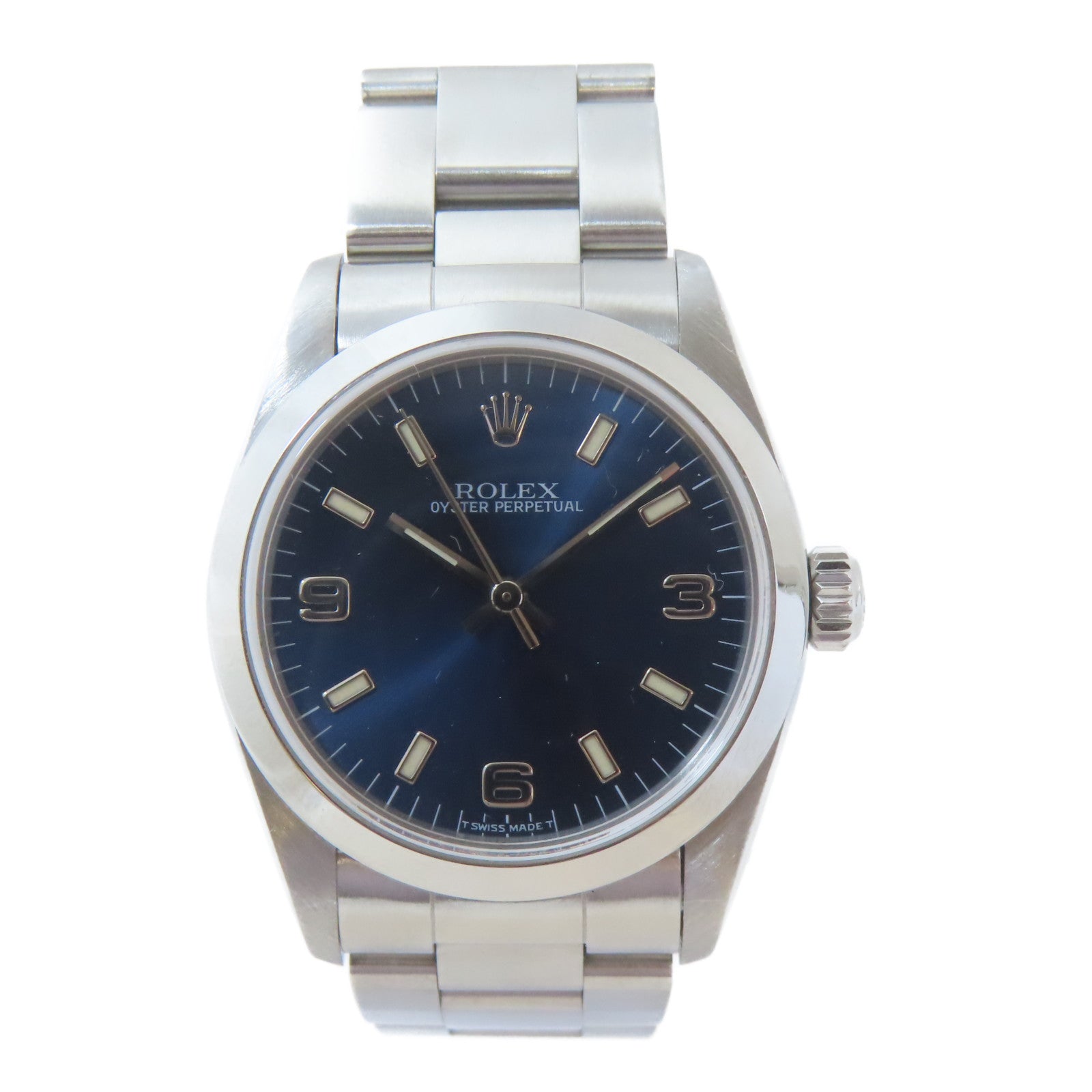 ROLEX Oyster Perpetual 31不鏽鋼手錶自動機芯藍色
