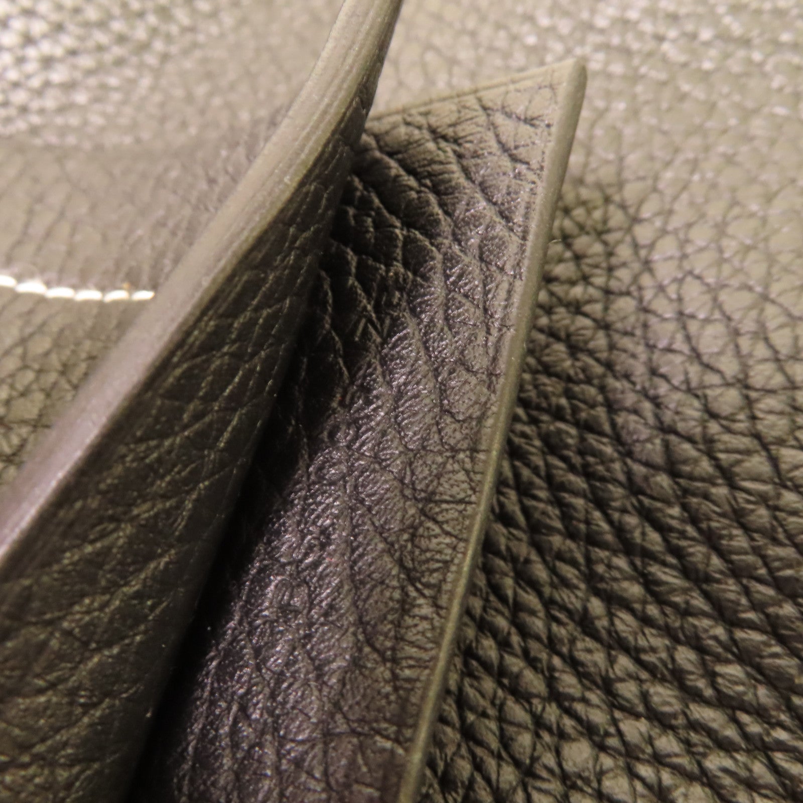 HERMES 【激減優惠】Clemence皮革Cabasellier 31 Shoulder Bag肩背袋黑色