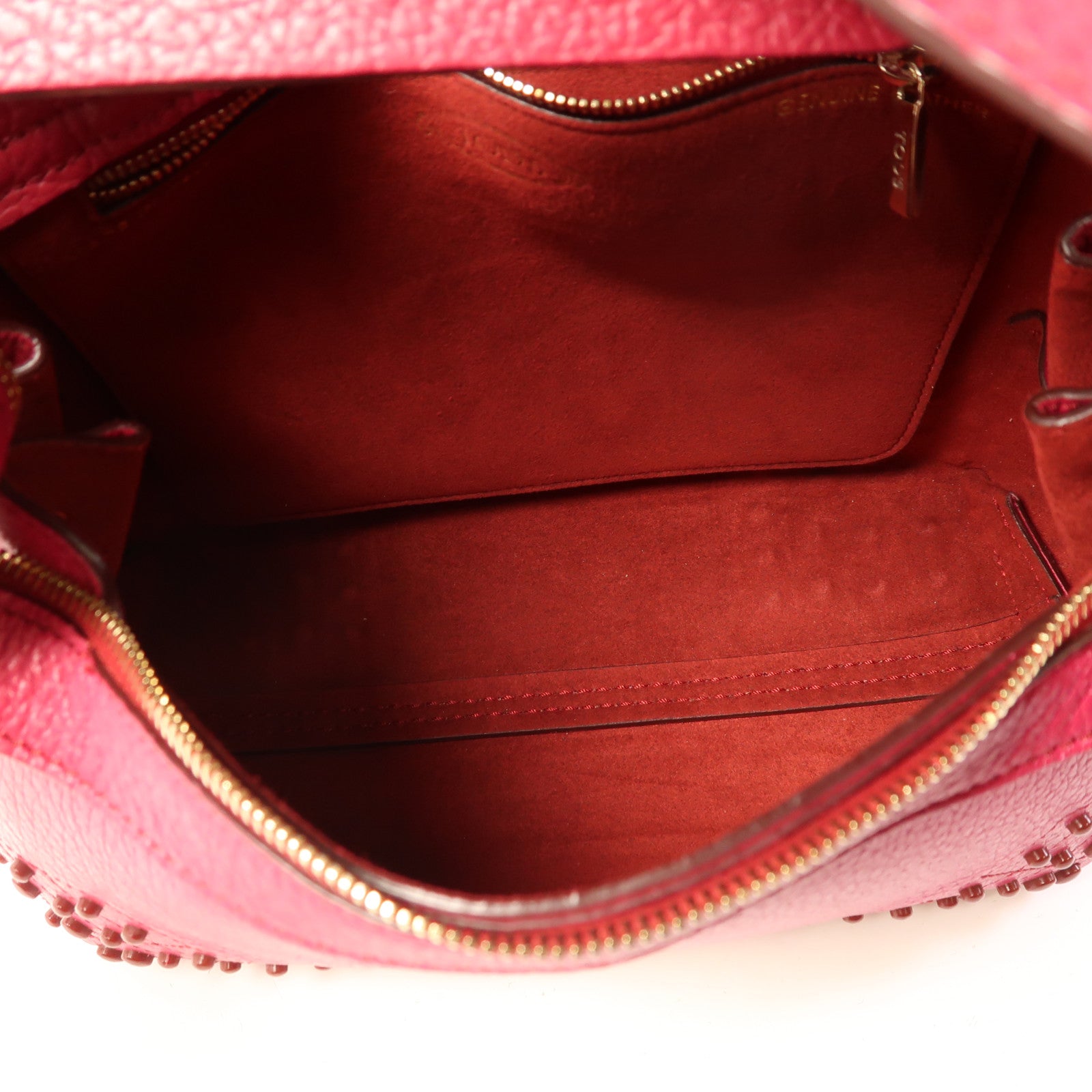 TOD'S 牛皮皮革2 Way Shoulder金扣手挽肩背兩用袋