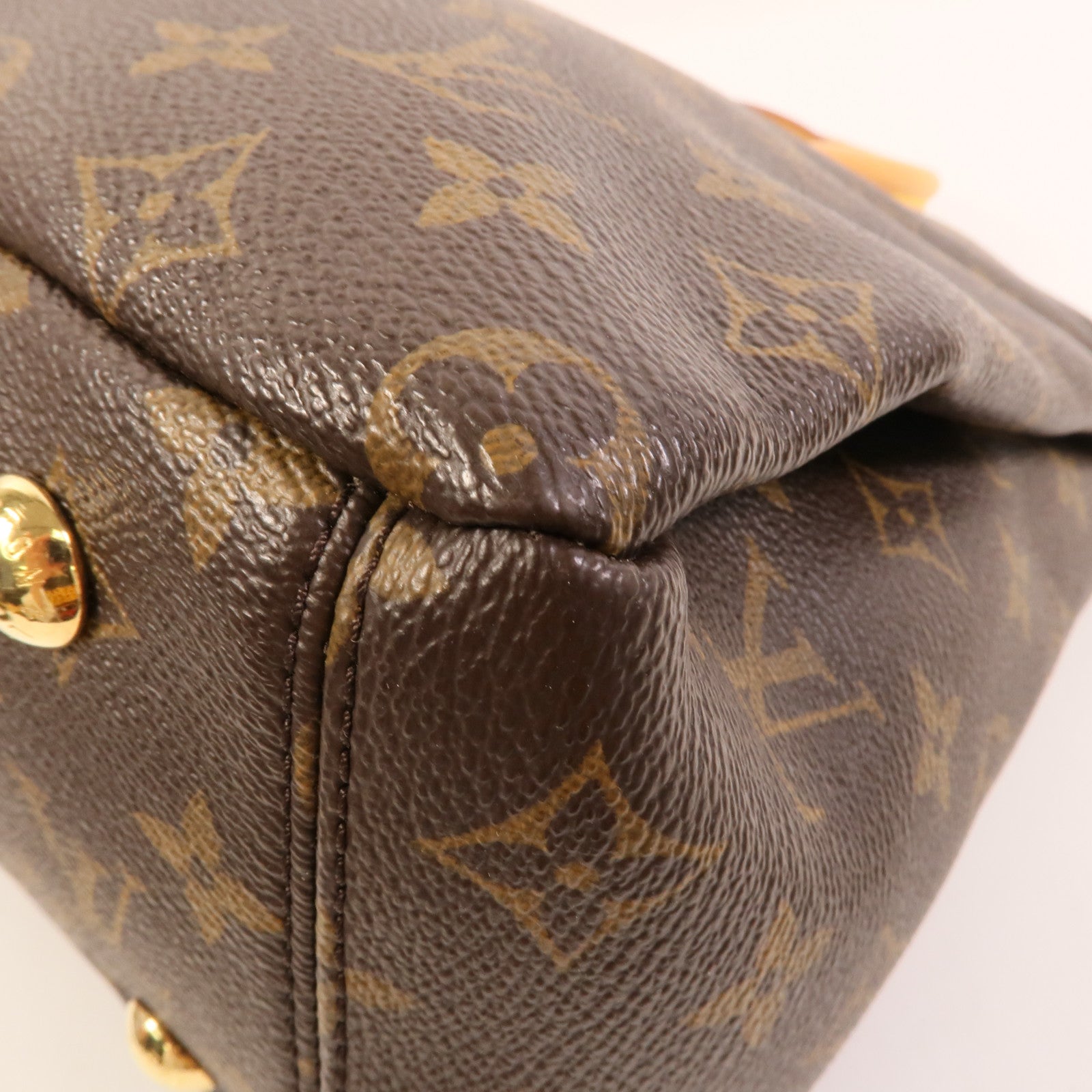 LOUIS VUITTON Monogram Pallas金扣手挽肩背兩用袋