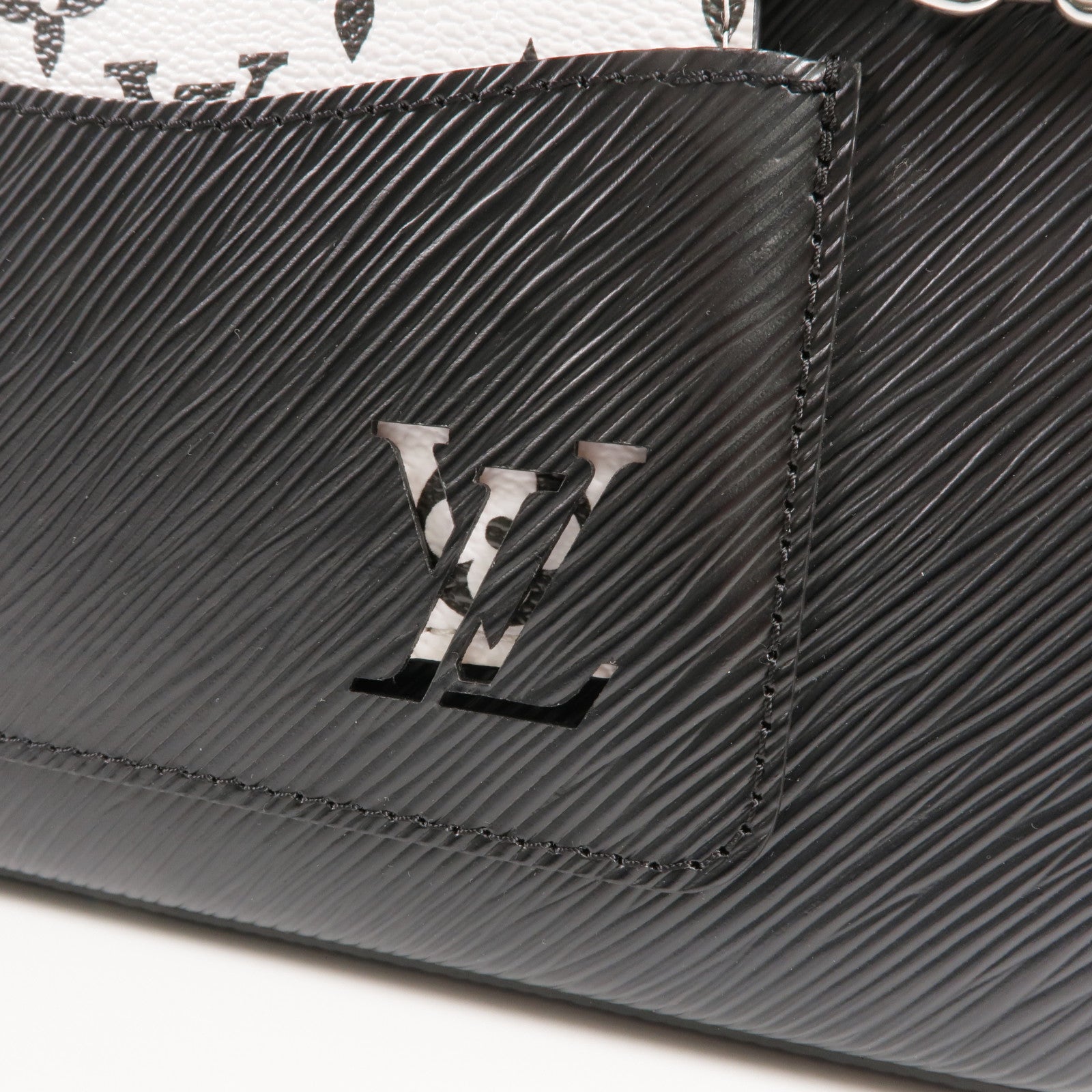 LOUIS VUITTON Epi Marelle銀扣手挽肩背兩用袋