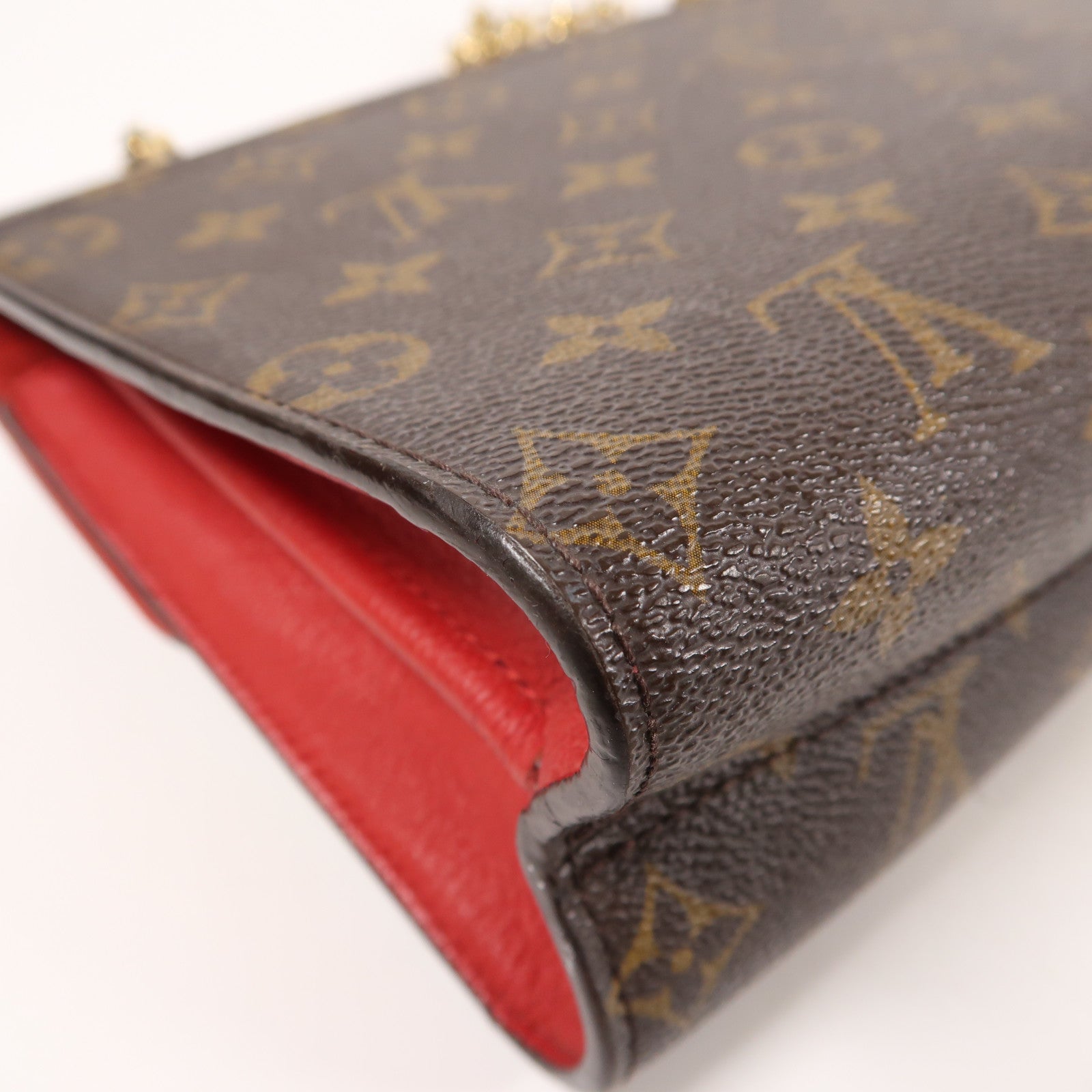 LOUIS VUITTON Monogram Victoire金扣鏈帶肩背袋