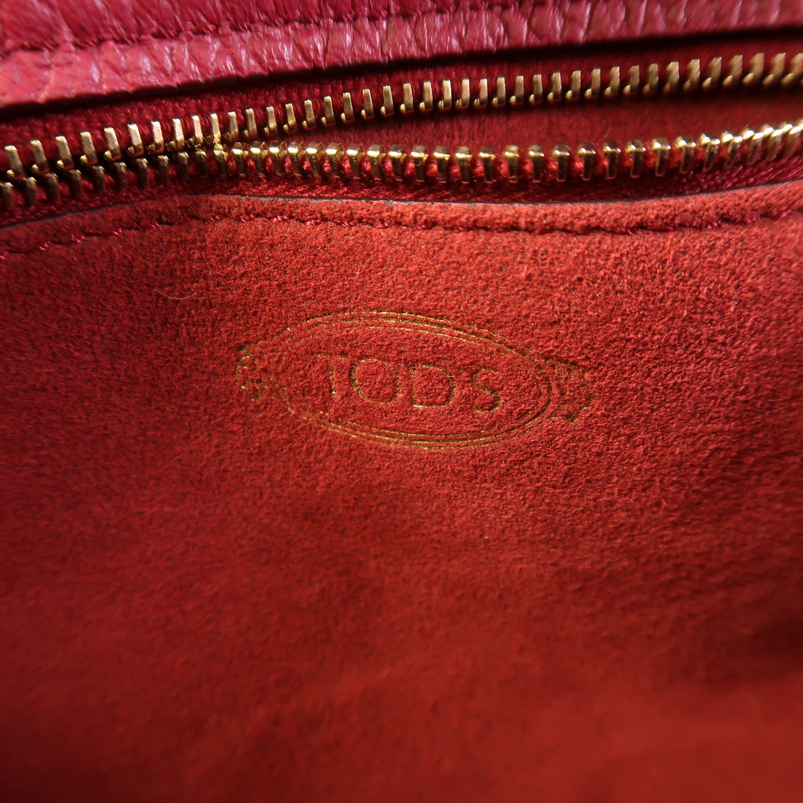 TOD'S 牛皮皮革2 Way Shoulder金扣手挽肩背兩用袋