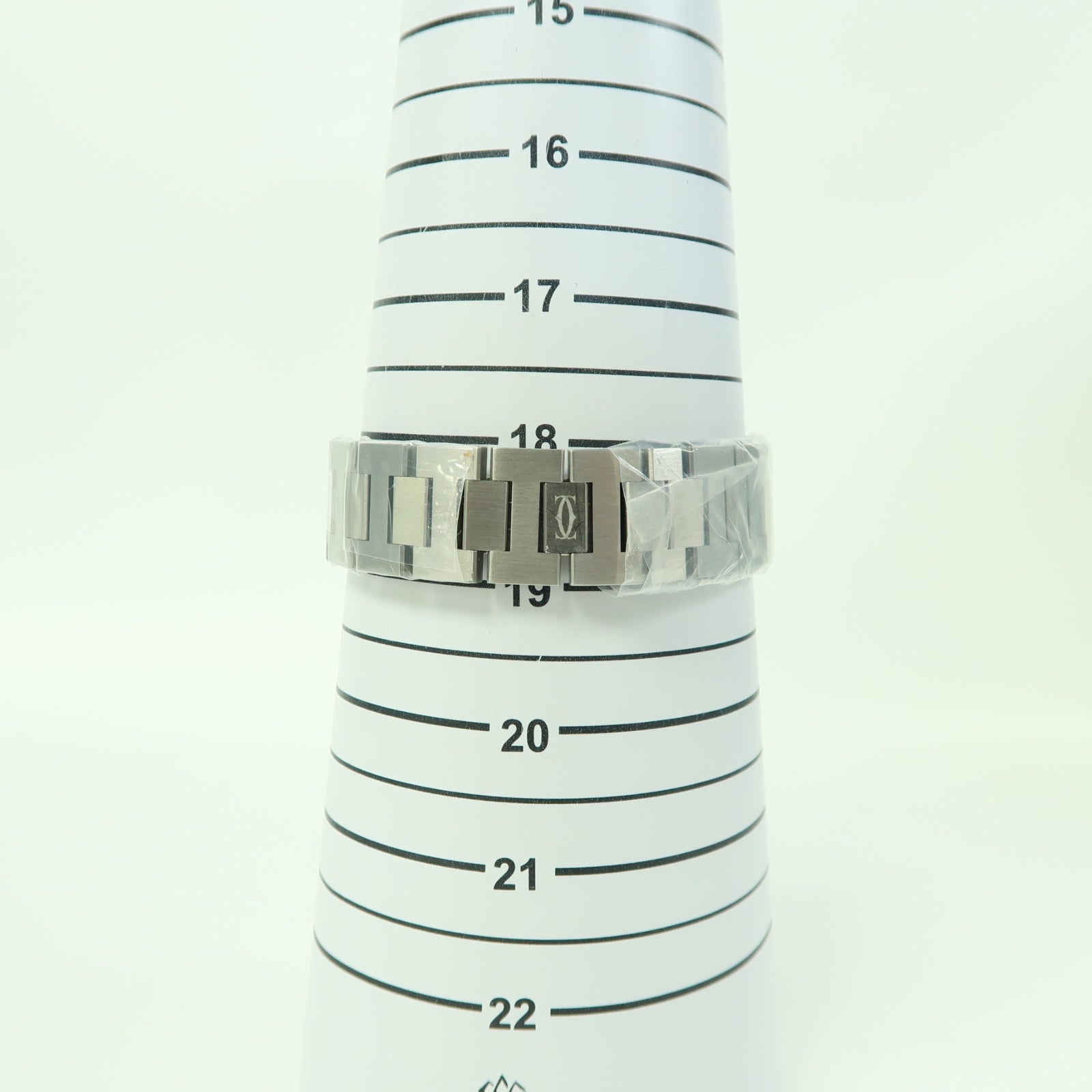 CARTIER Pasha C不鏽鋼手錶自動機芯銀色