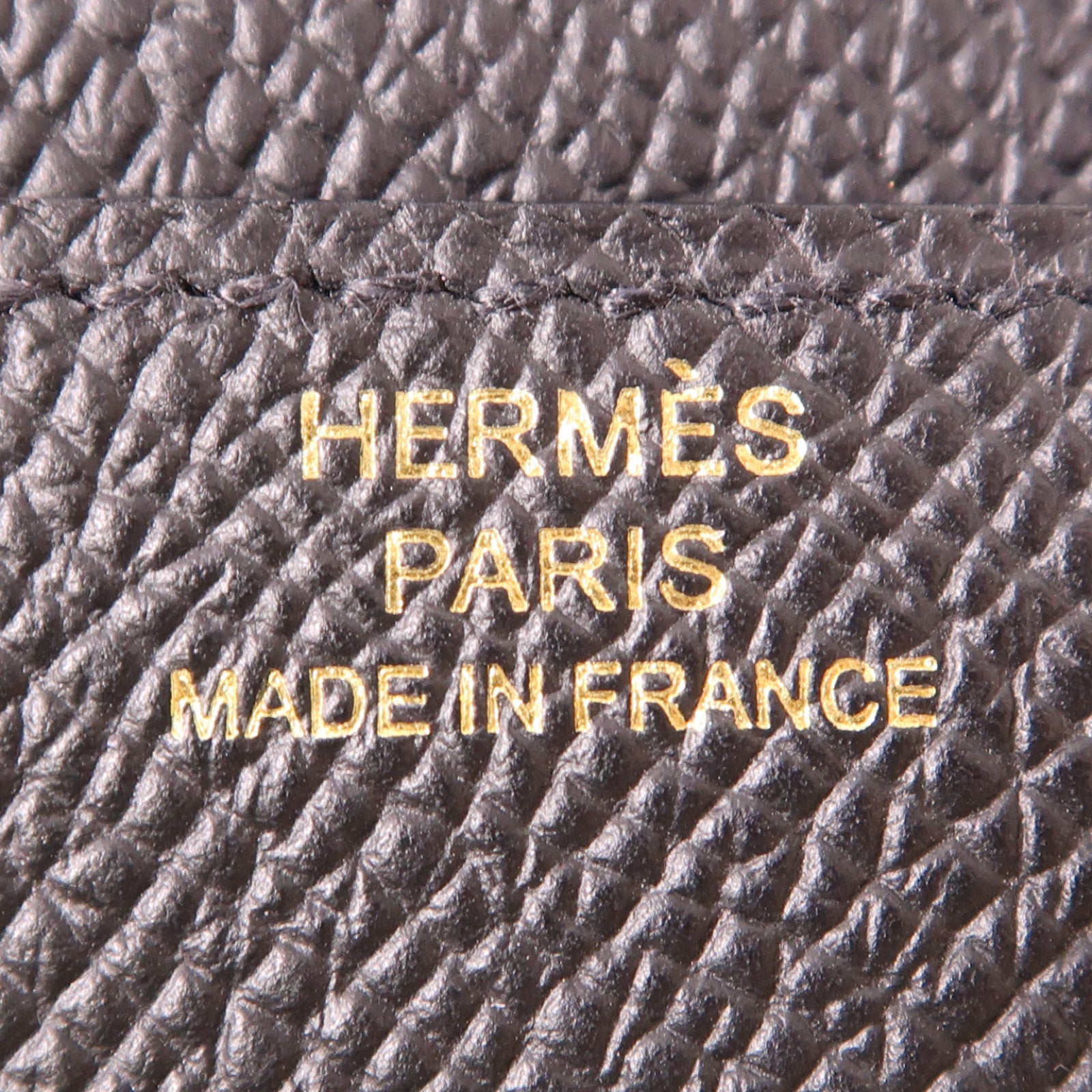 HERMES Epsom皮革Constance To Go金扣肩背袋Noir