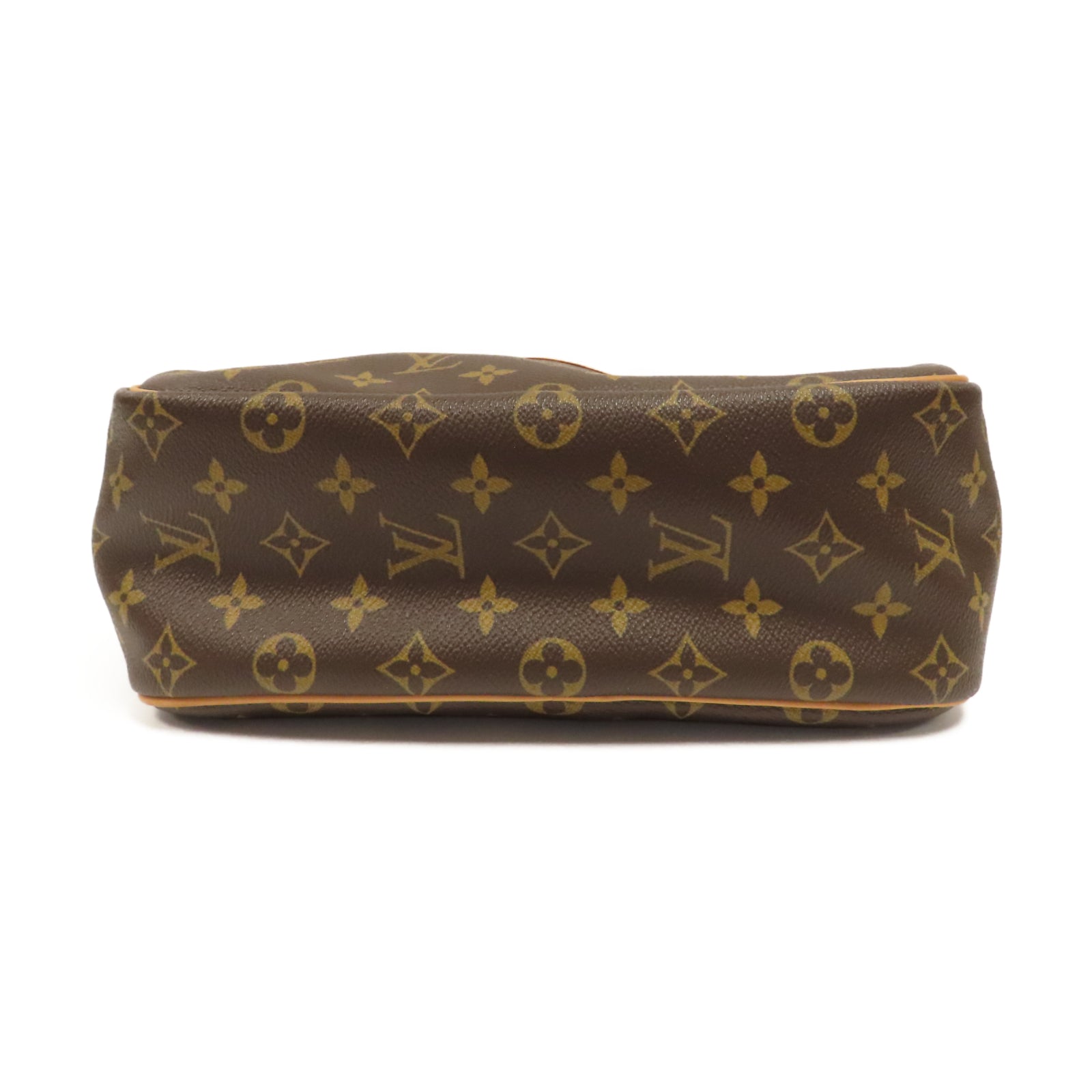 LOUIS VUITTON Monogram Trouville金扣手挽袋啡色