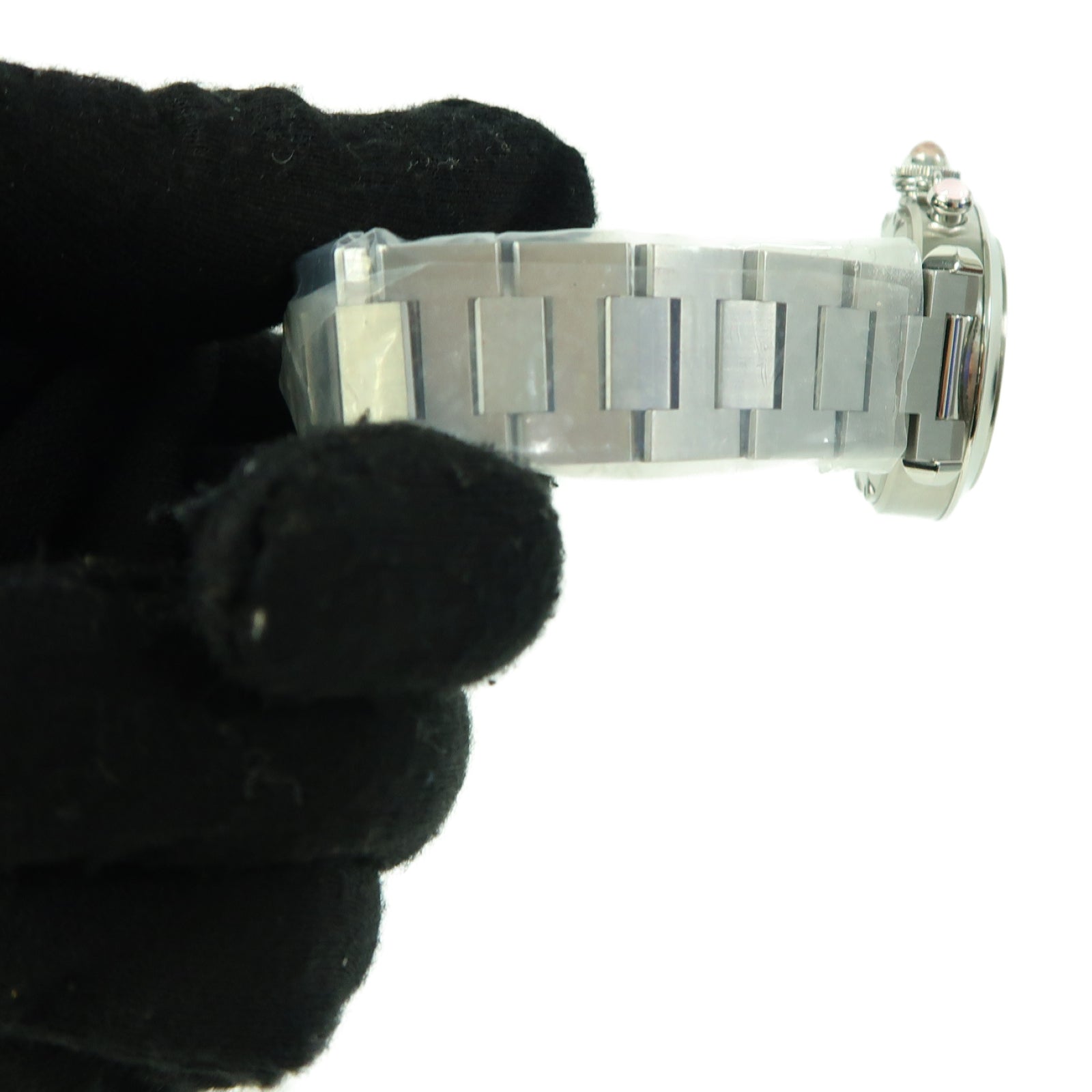 CARTIER Pasha C不鏽鋼手錶自動機芯銀色