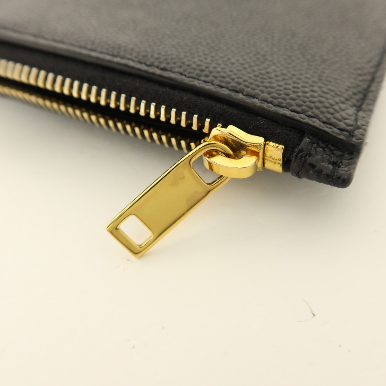 SAINT LAURENT 牛皮皮革Card Case金扣卡片套