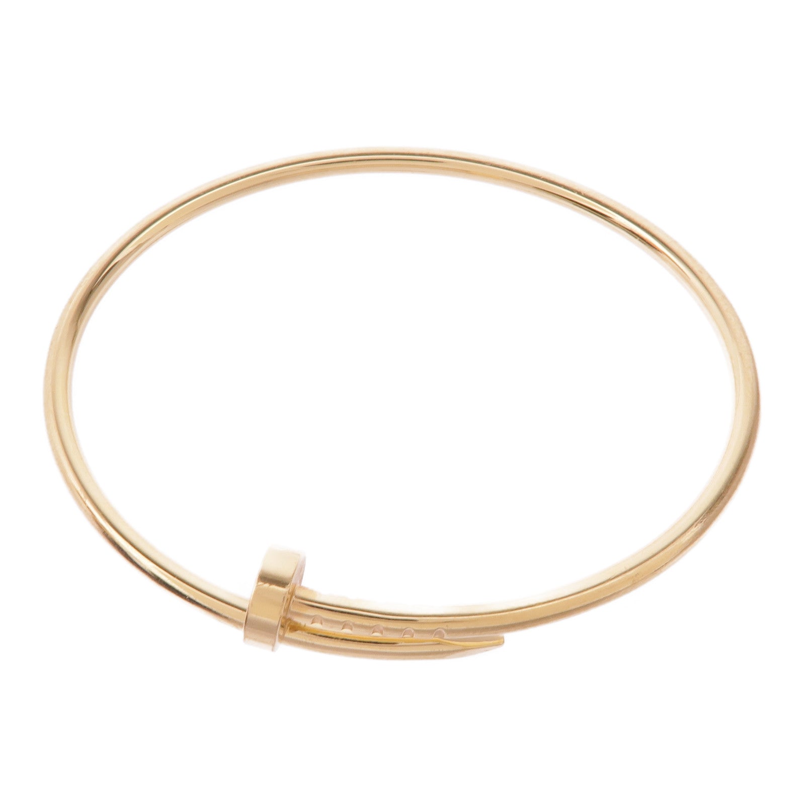 CARTIER 18K黃金Juste Un Clou手鐲Cartier#15